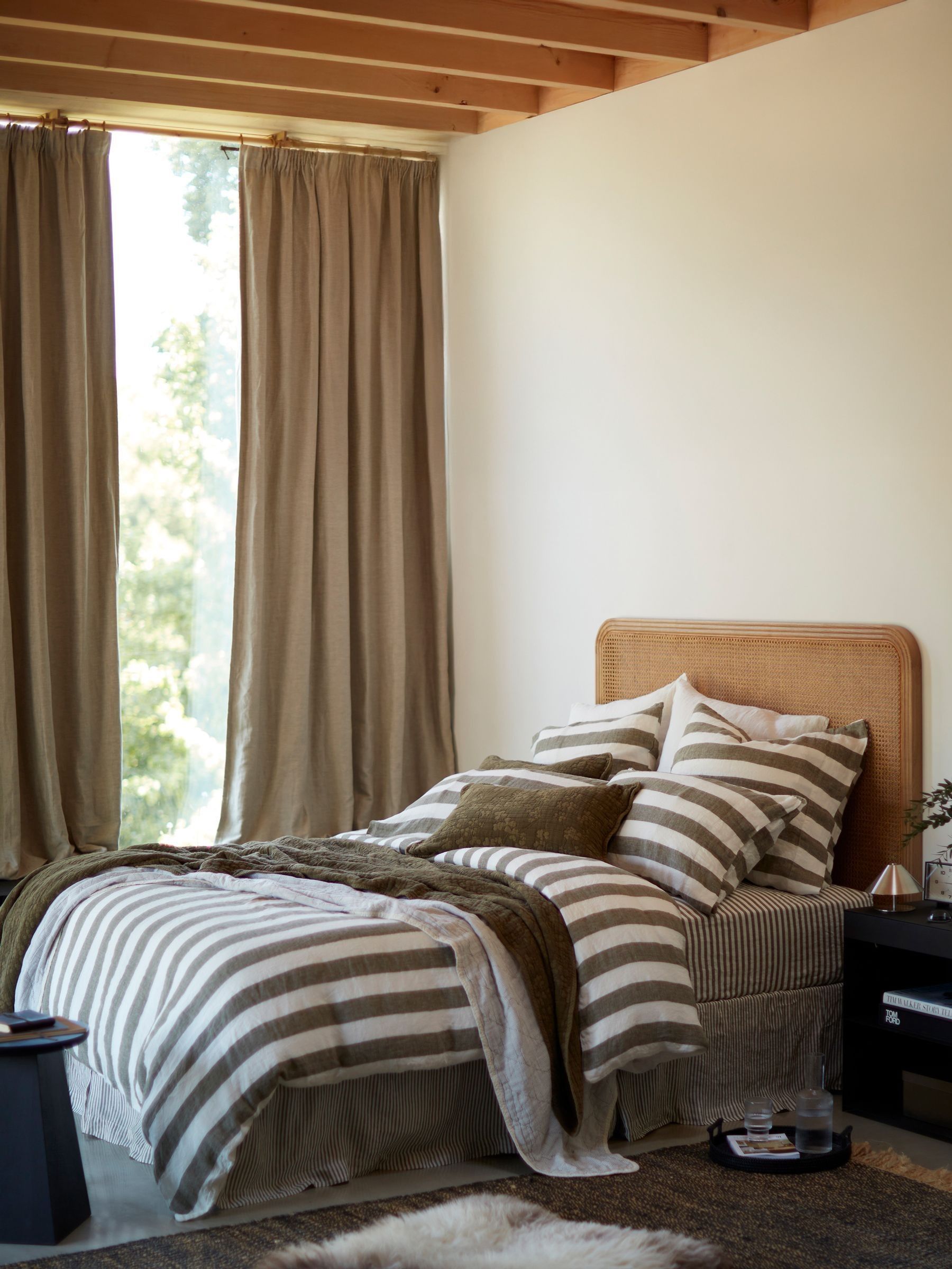 Secret Linen Store Natural Twill Cotton/Linen Blackout Curtains - Image 4 of 4