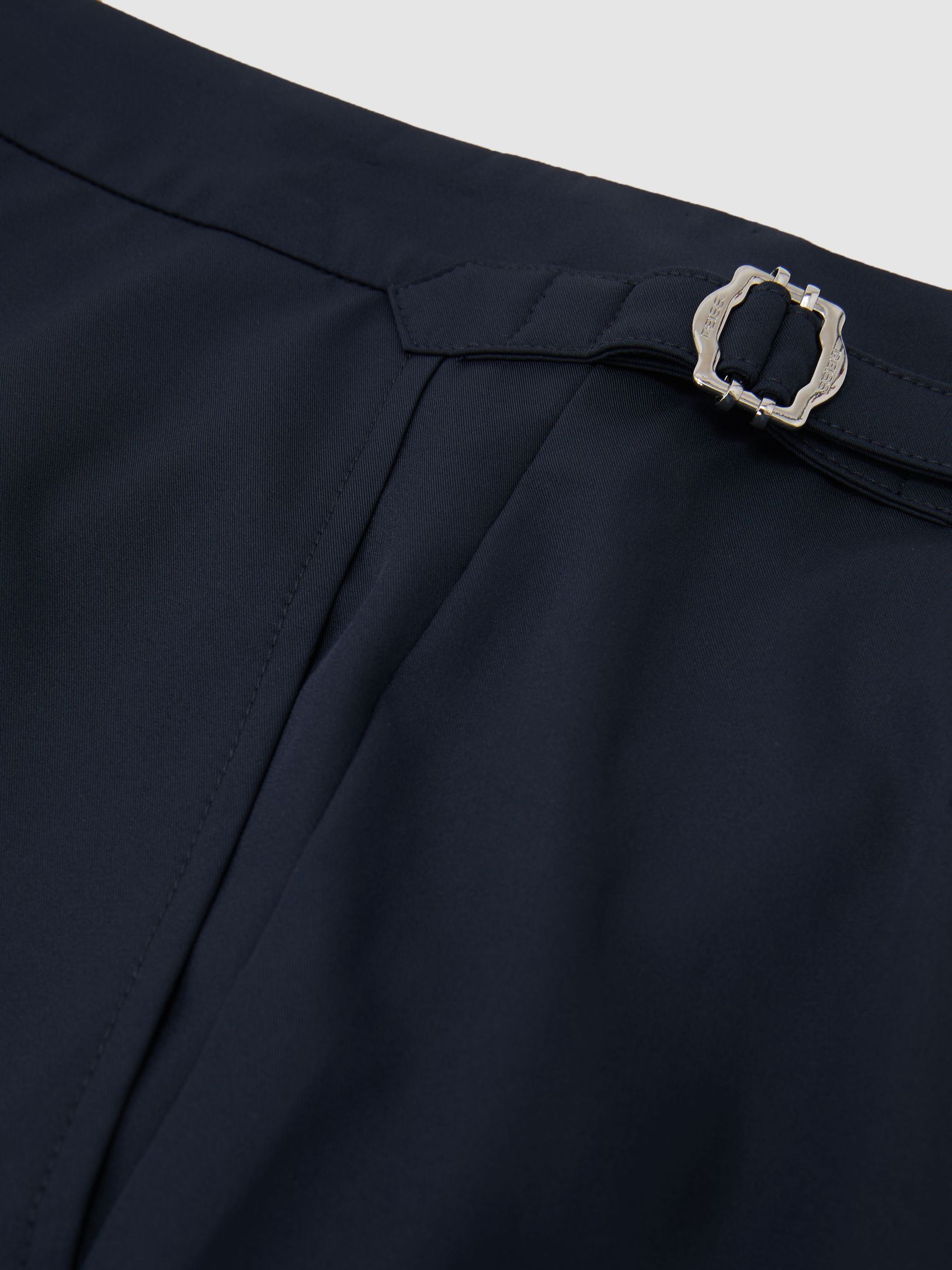 Side-Adjuster Swim Shorts in Navy - image 3