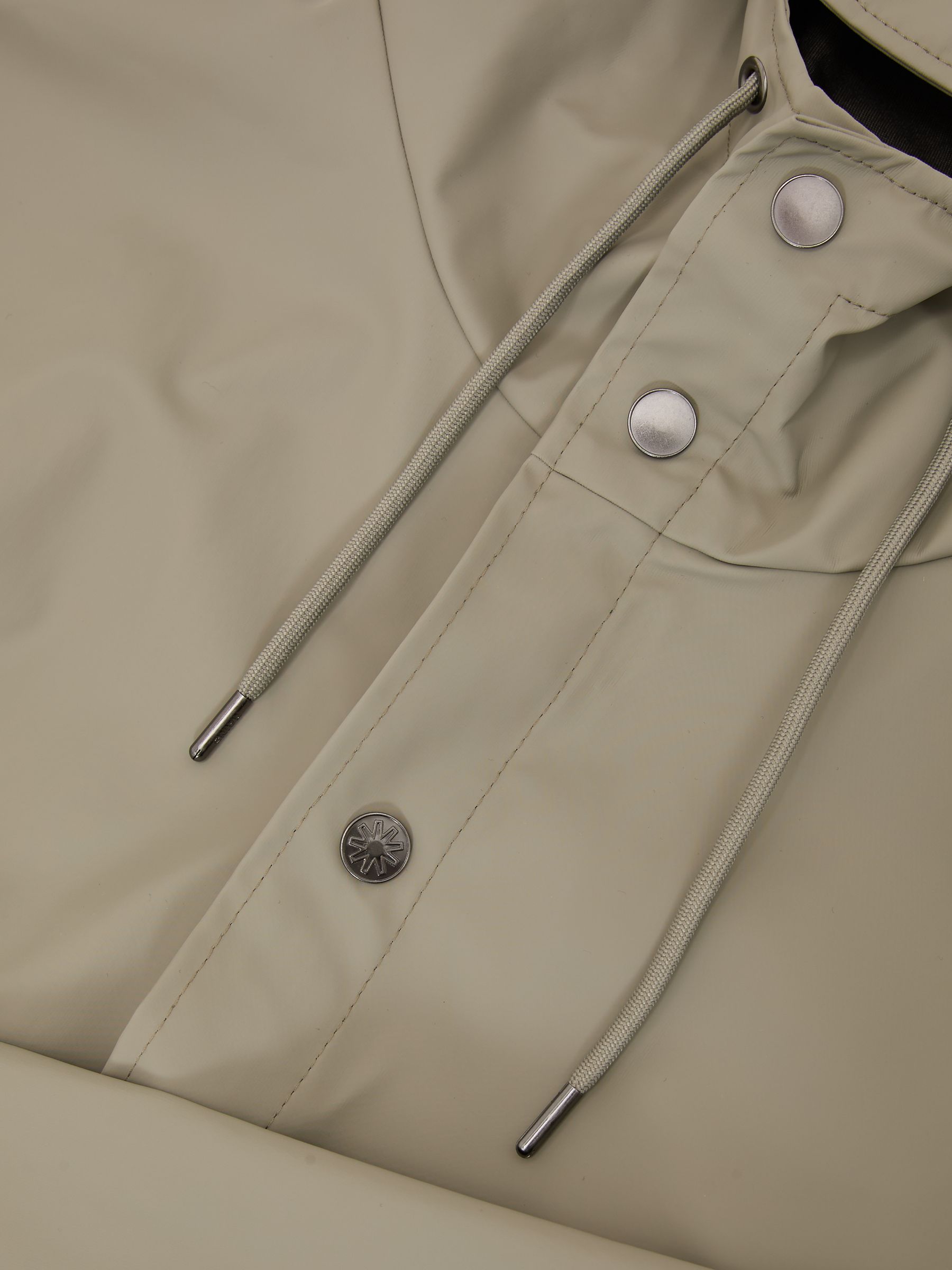 Rains Waterproof Hooded Rain Jacket in Drift - Image 5 of 5