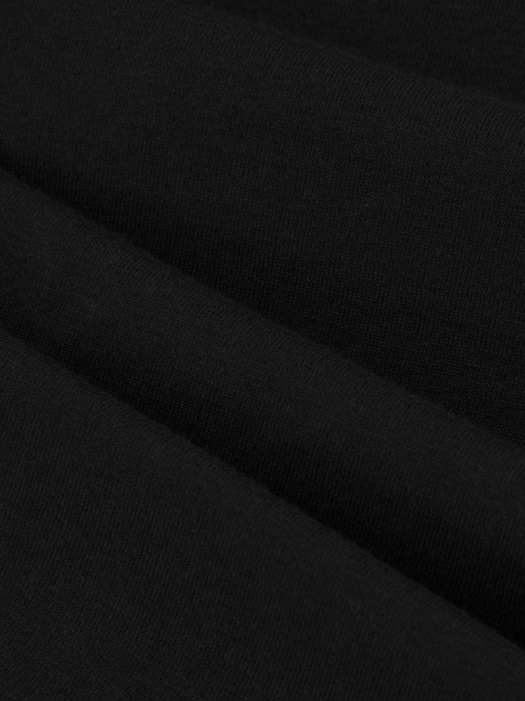 Stretch-Cotton Crew-Neck T-Shirt in Black - image 3