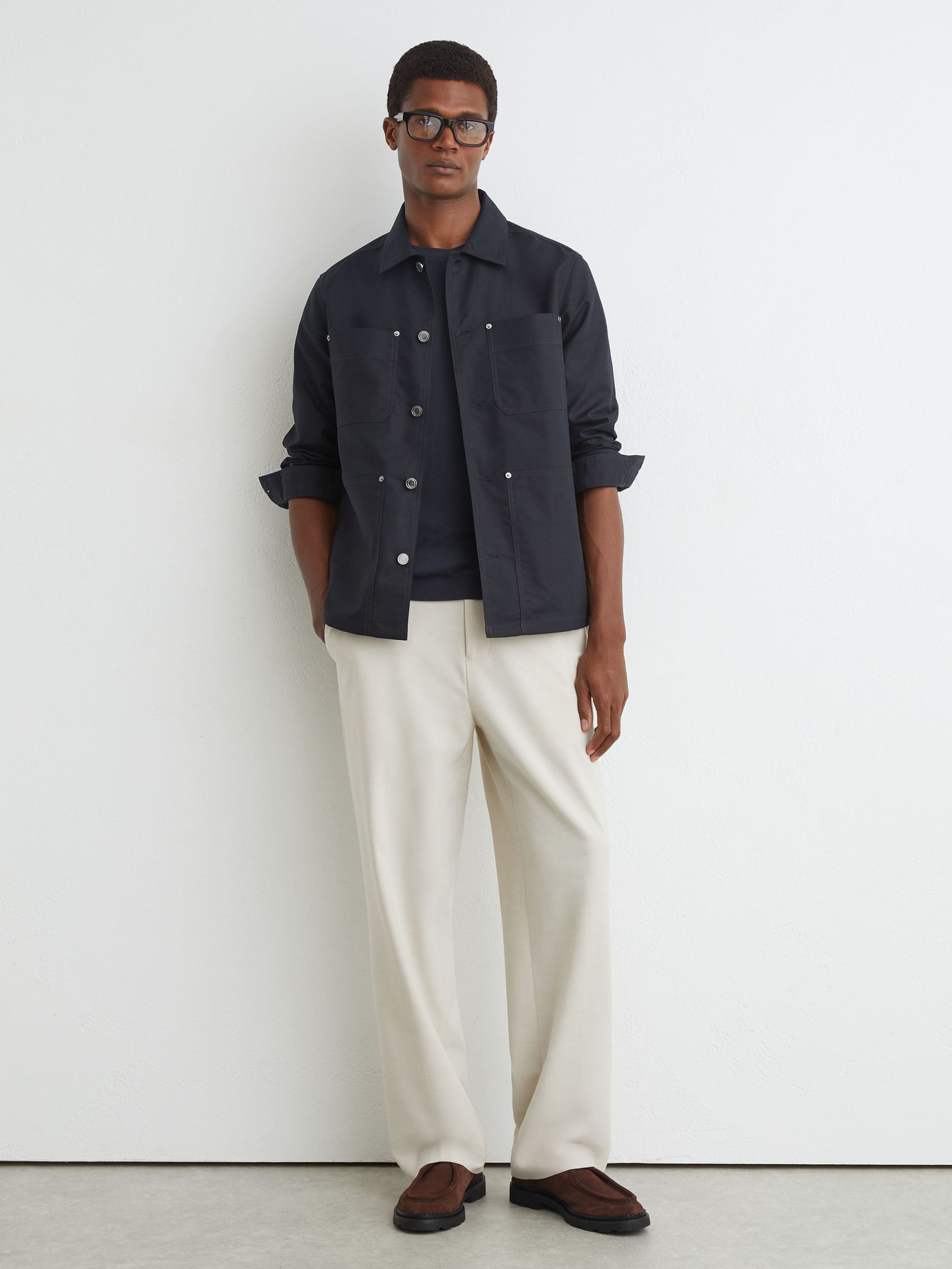 Shirt in Navy - Image 3 of 7