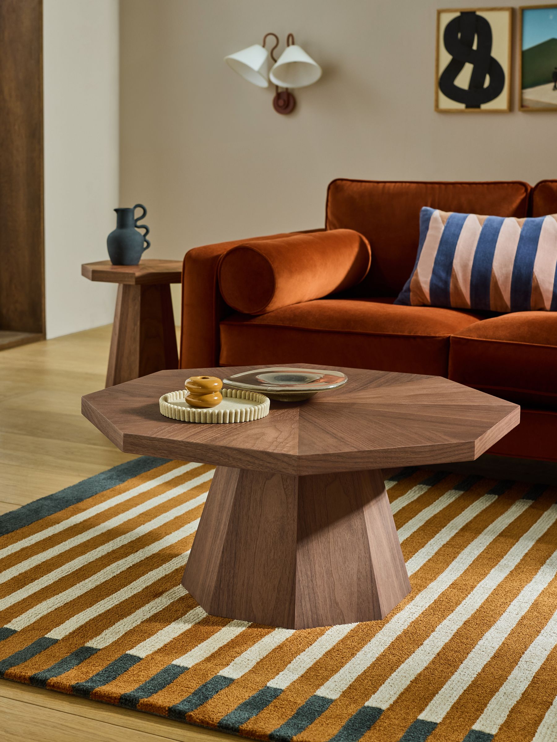 Brennan Coffee Table in Walnut - Image 1 of 5