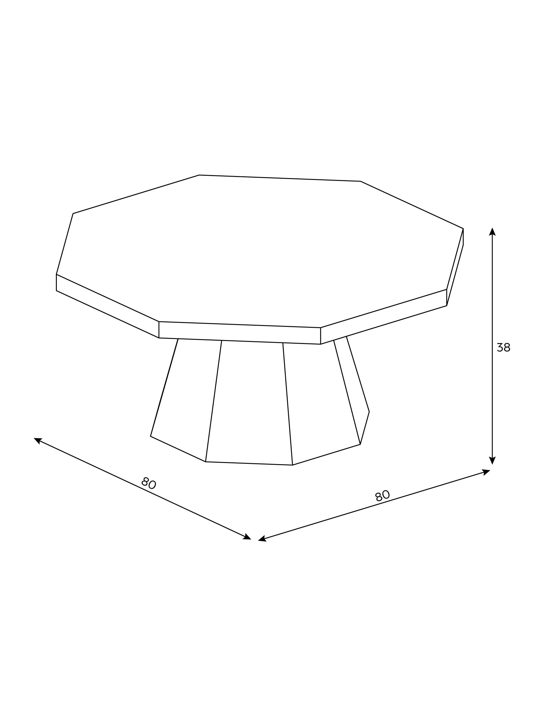 Brennan Coffee Table in Walnut - Image 4 of 5
