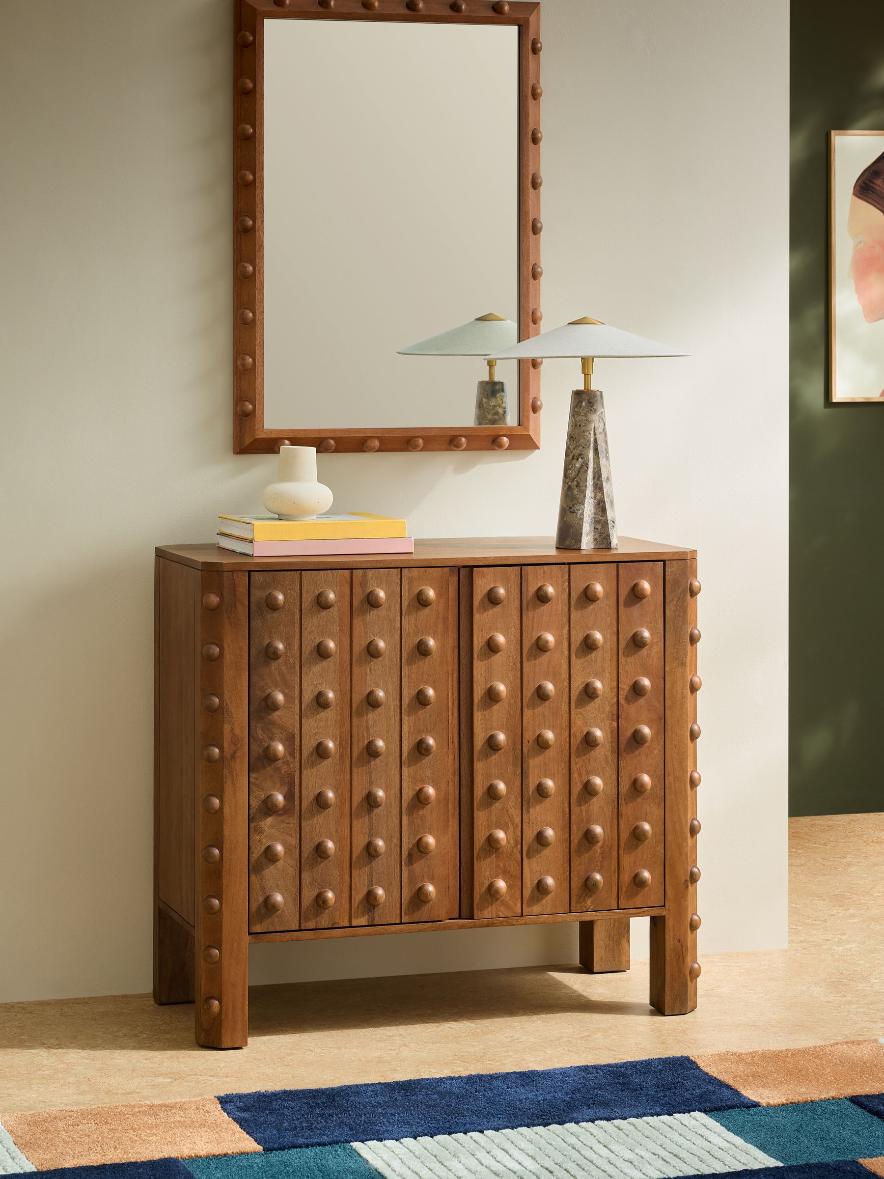 Elodie Sideboard in Dark Stain Mango Wood - Image 1 of 8