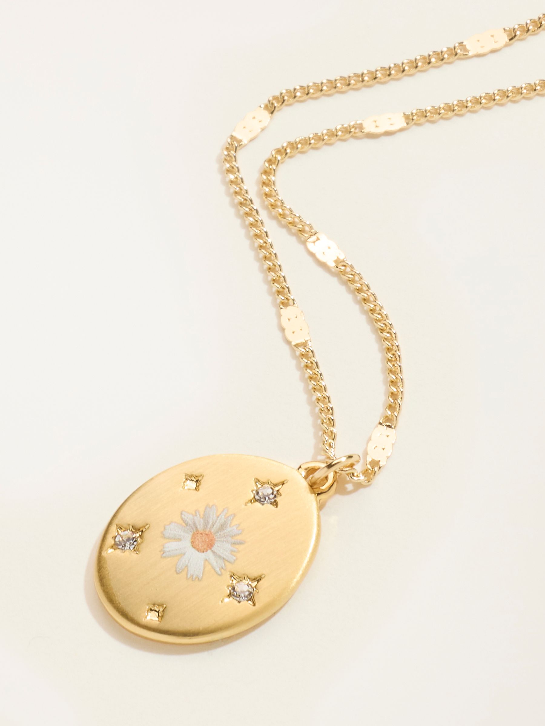 April Birth Flower Necklace - Image 2 of 2