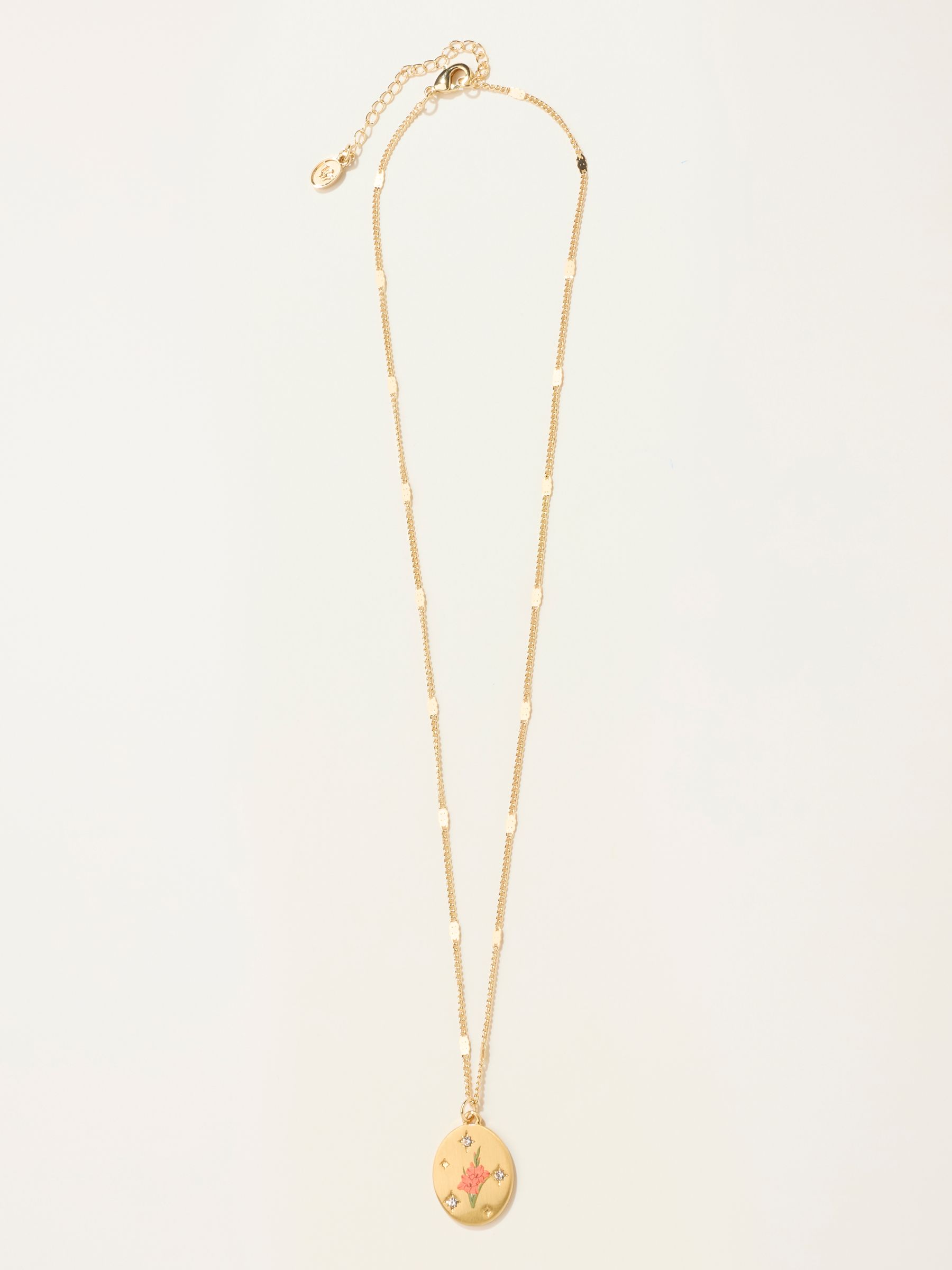 August Birth Flower Necklace - Image 1 of 2