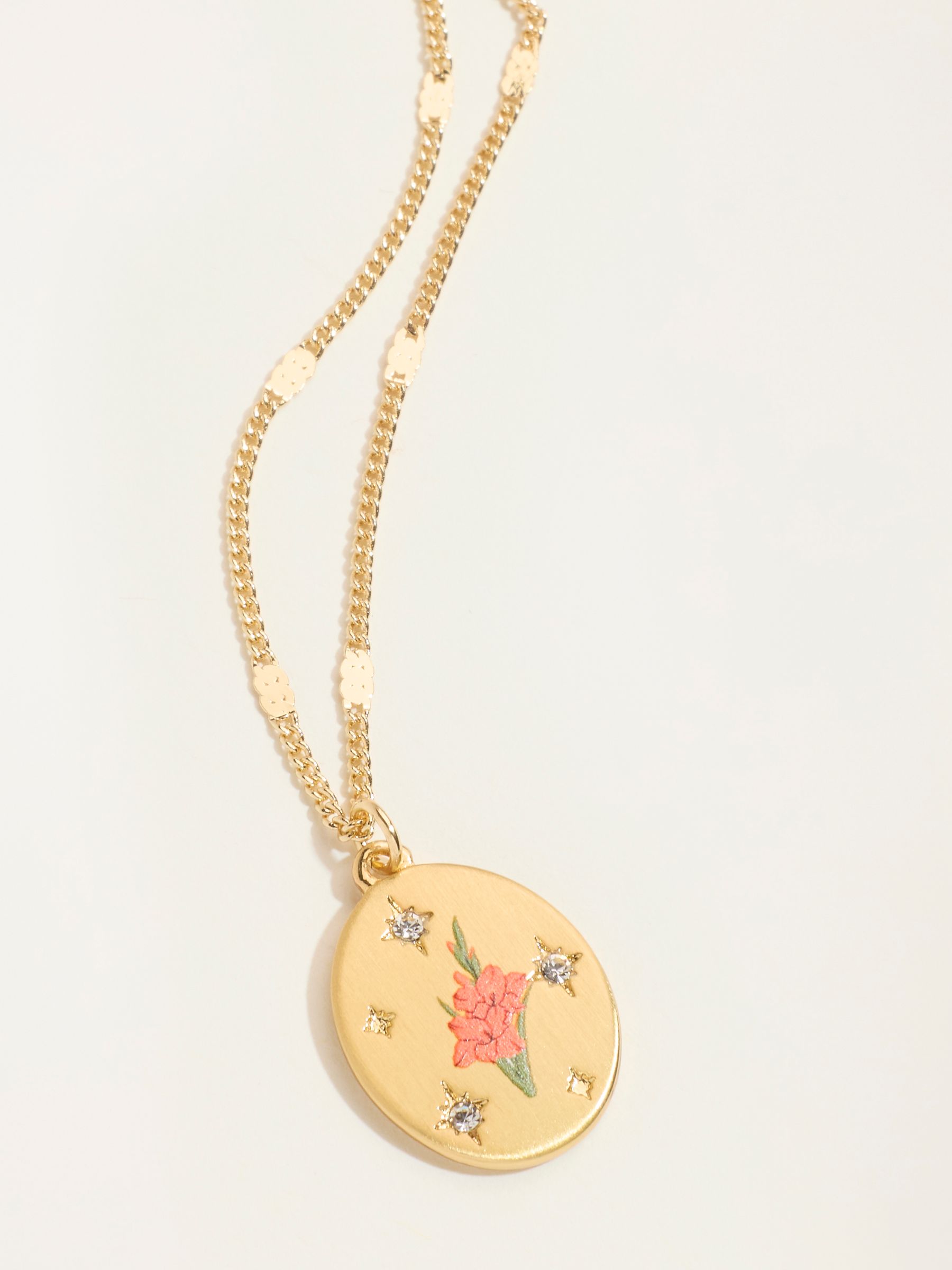 August Birth Flower Necklace - Image 2 of 2