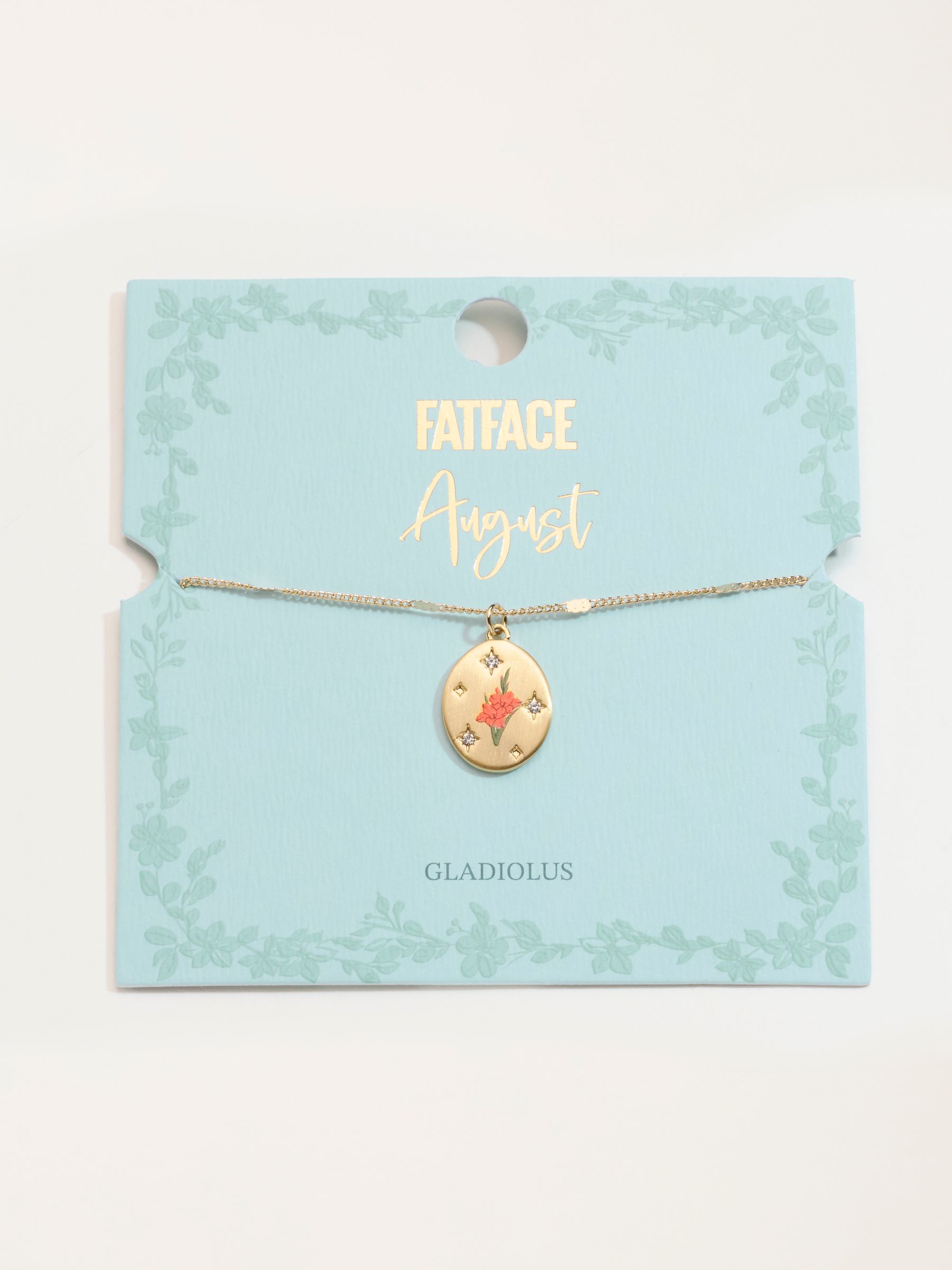 August Birth Flower Necklace - Image 3 of 3