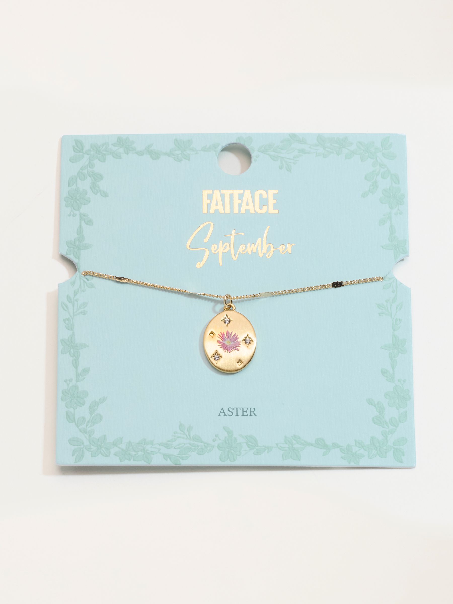 September Birth Flower Necklace - Image 3 of 3 September Birth Flower Necklace - Image 3 of 3