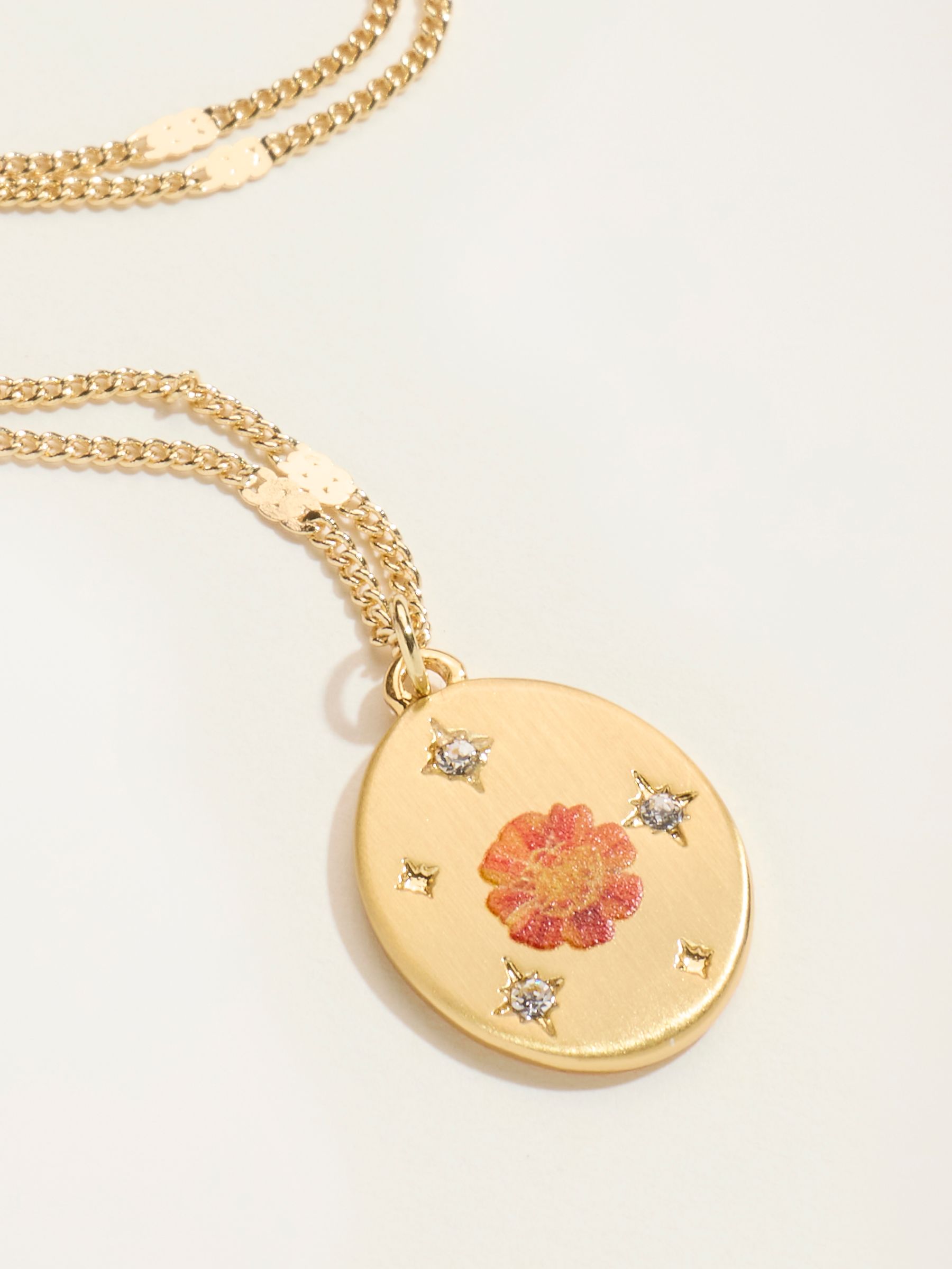 October Birth Flower Necklace - Image 2 of 2