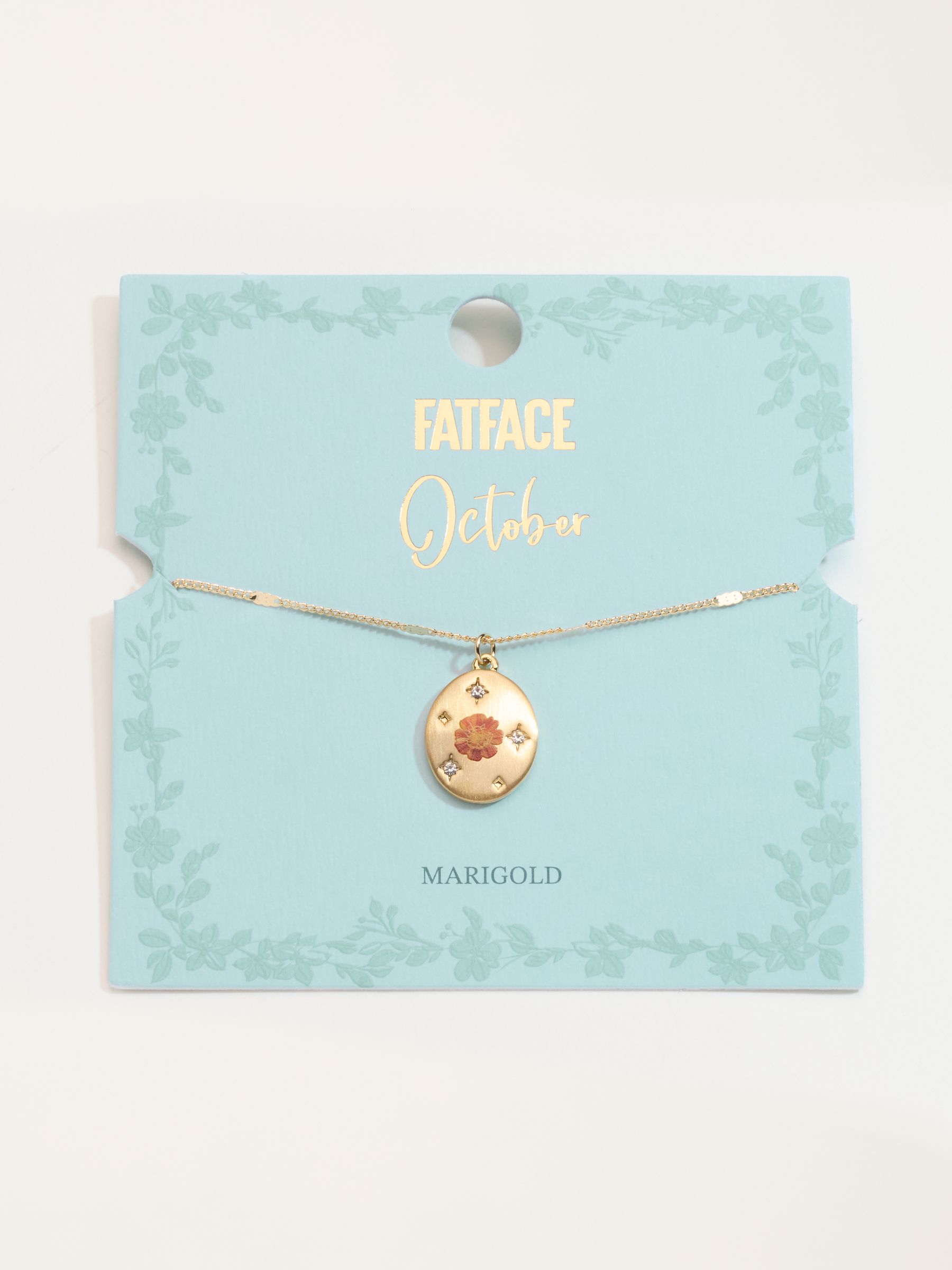 October Birth Flower Necklace - Image 3 of 3 October Birth Flower Necklace - Image 3 of 3