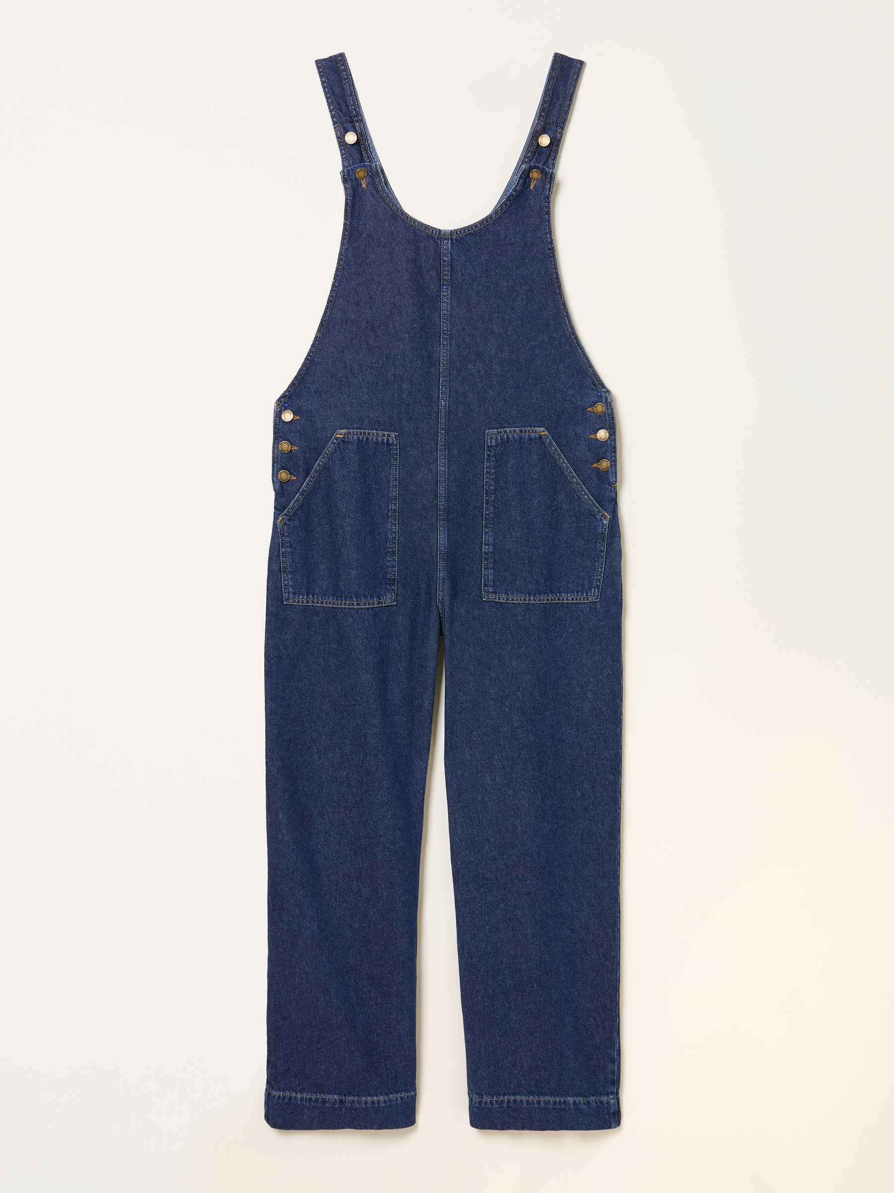 Raffles Blue Denim Wide Leg Dungaree - Image 6 of 6
