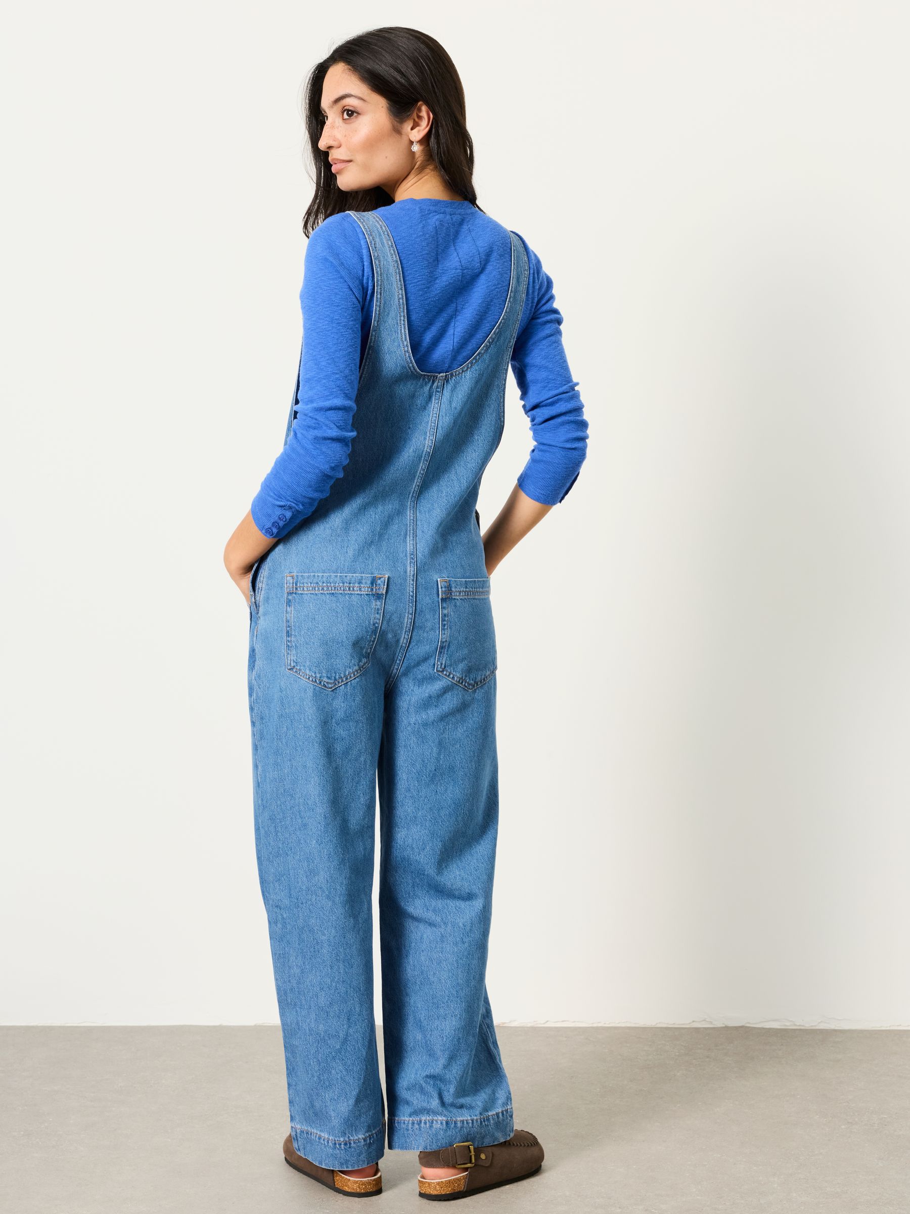 Raffles Mid Blue Dungaree - Image 2 of 6