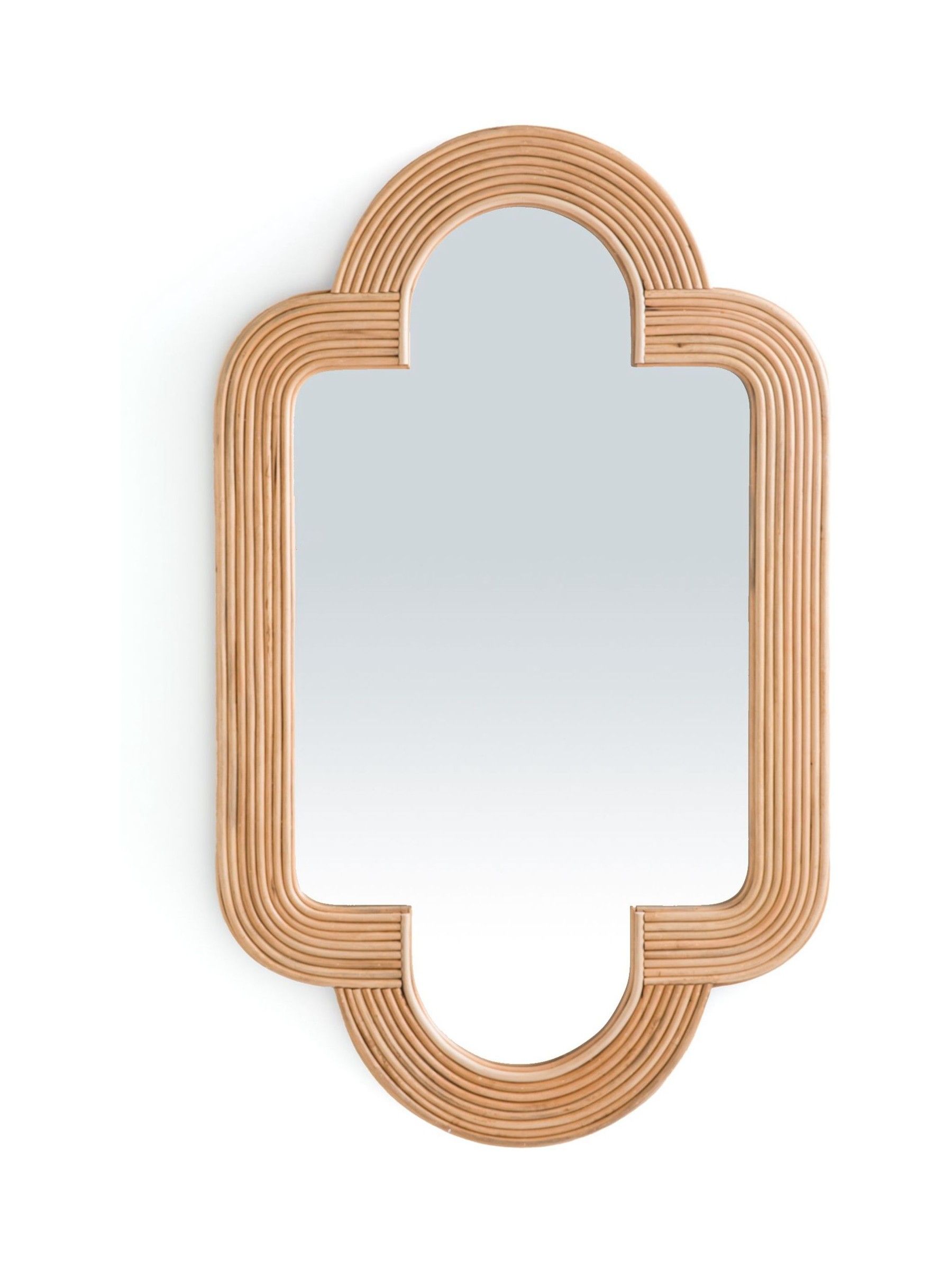 La Redoute Intérieurs Natural Rivia 120 x 73cm Rattan Mirror - Image 2 of 4 La Redoute Intérieurs Natural Rivia 120 x 73cm Rattan Mirror - Image 2 of 4