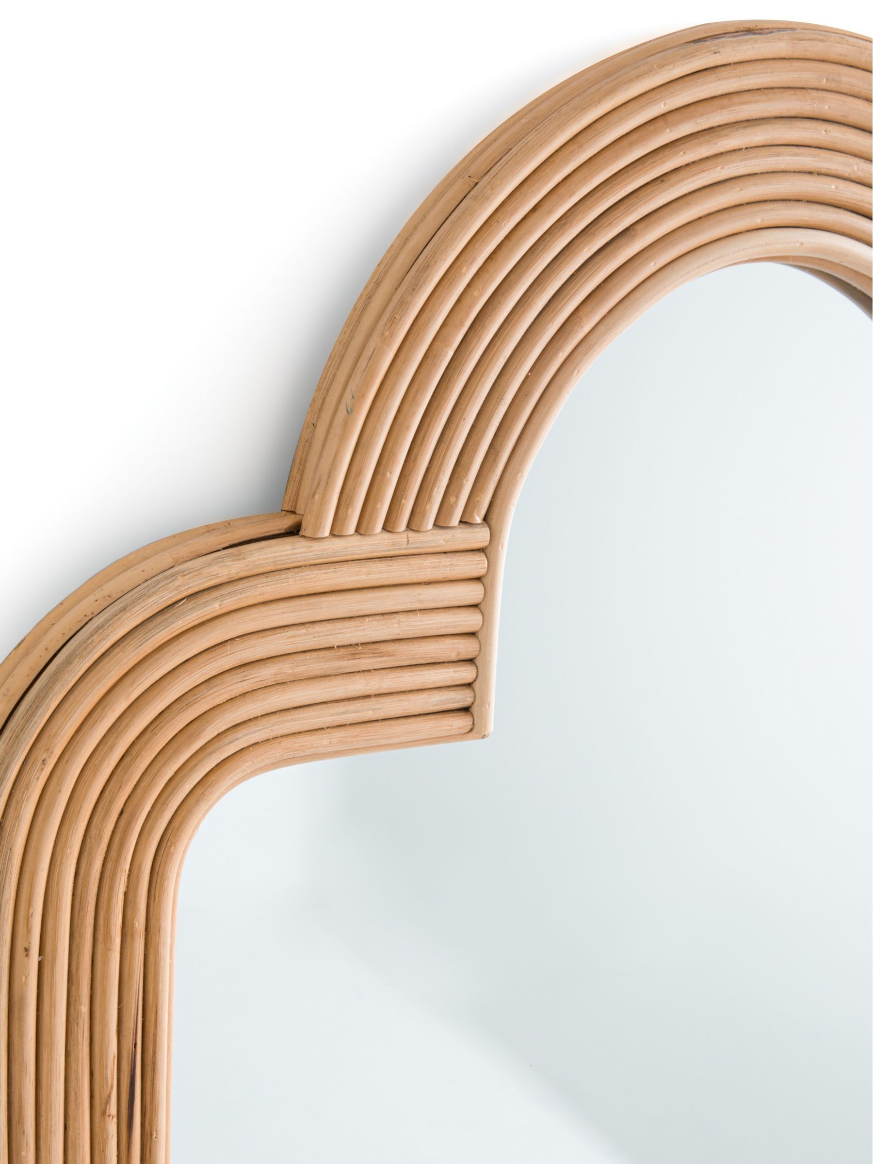 La Redoute Intérieurs Natural Rivia 120 x 73cm Rattan Mirror - Image 4 of 4