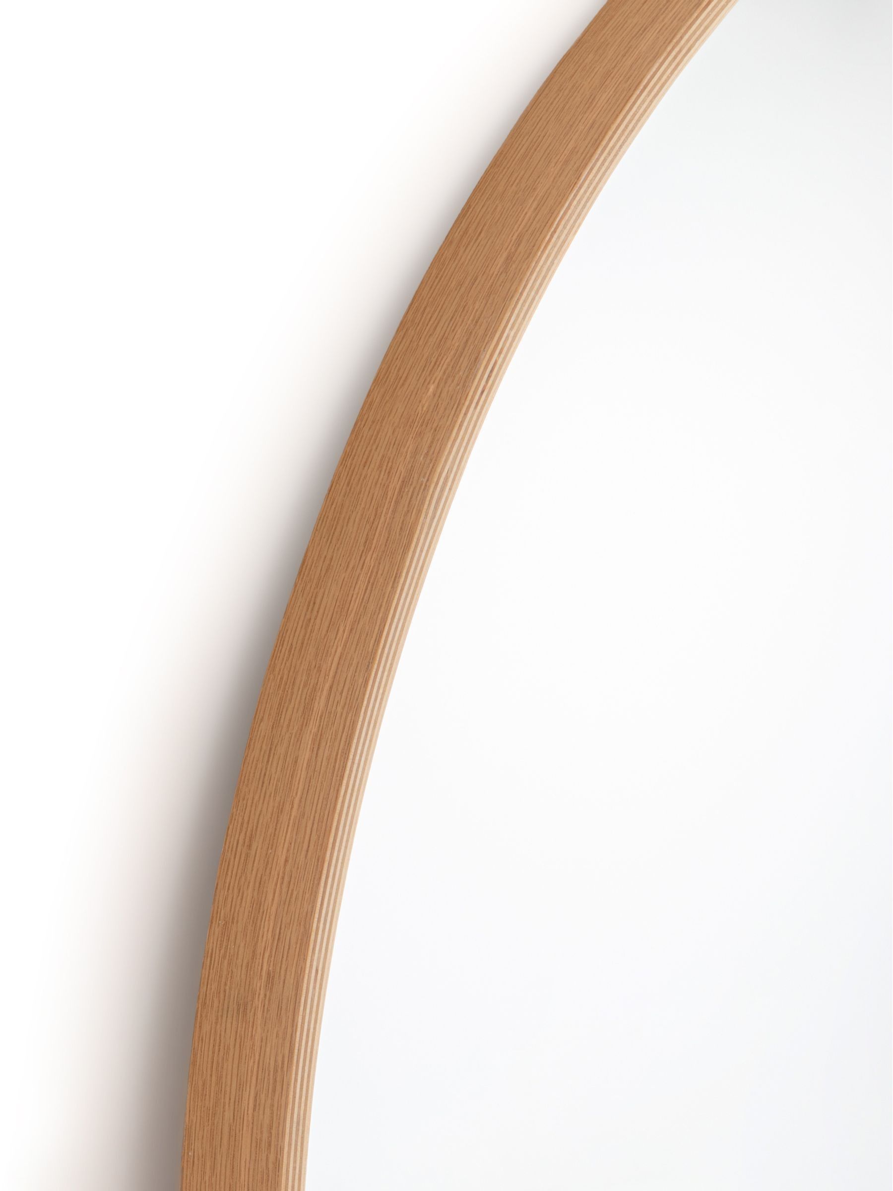 La Redoute Intérieurs Light Oak Alaria 120cm Diameter Mirror - Image 4 of 4