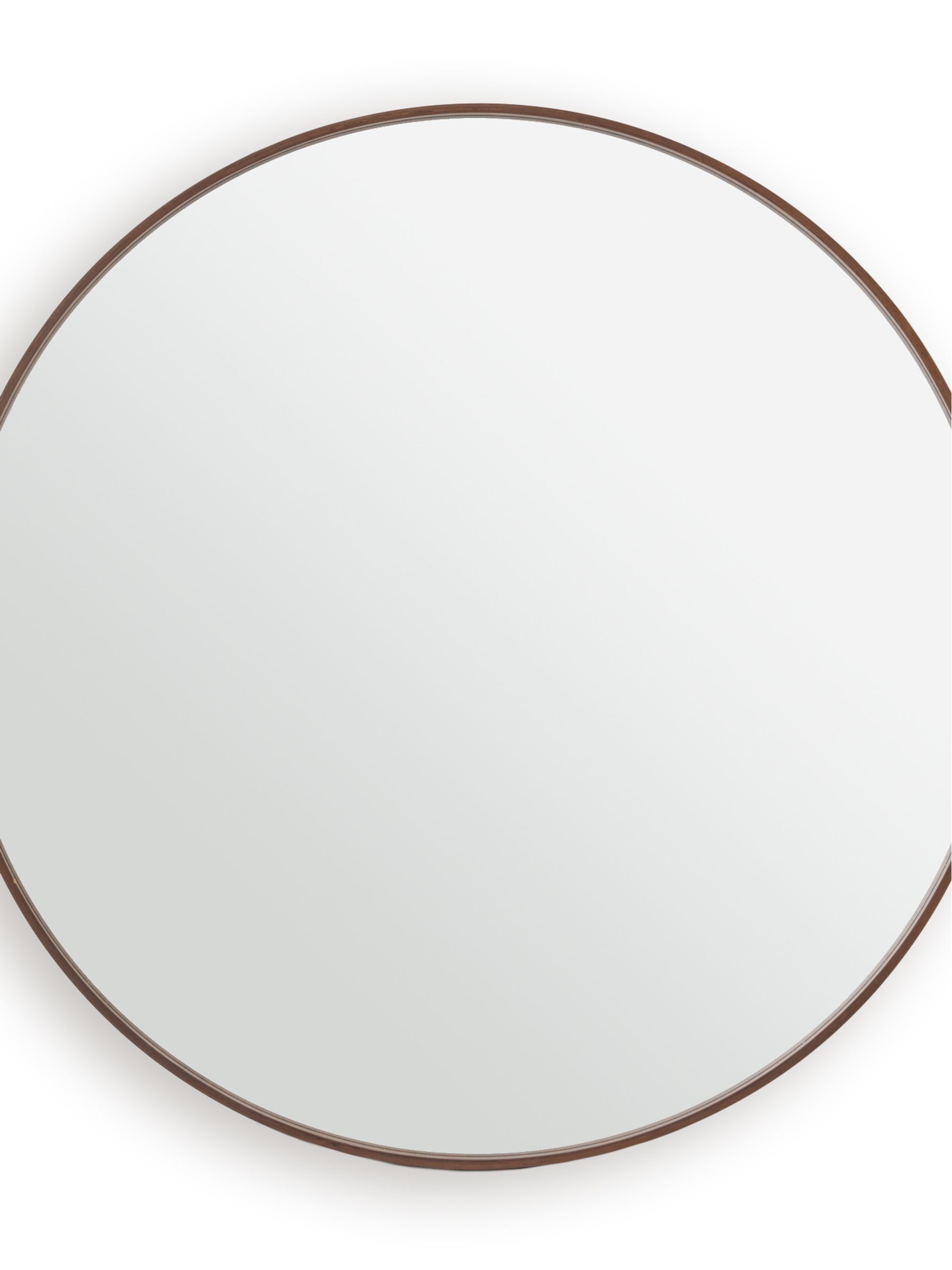La Redoute Intérieurs Walnut Alaria 120cm Diameter Mirror - Image 2 of 3
