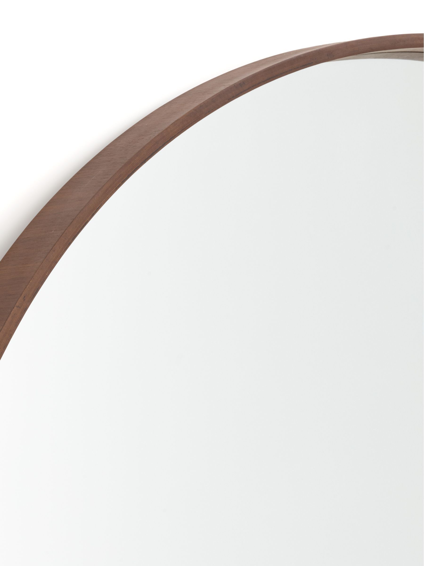 La Redoute Intérieurs Walnut Alaria 120cm Diameter Mirror - Image 3 of 3