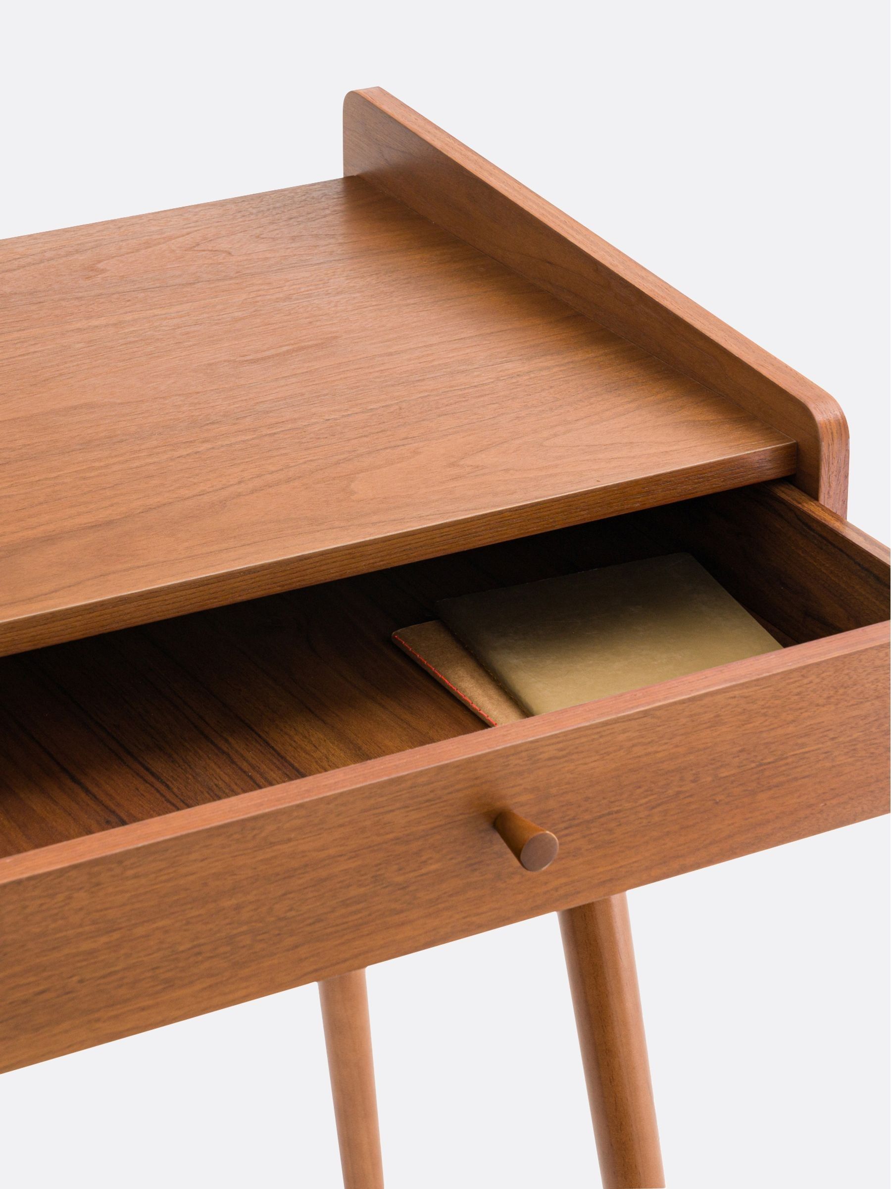 La Redoute Intérieurs Walnut Ronda Vintage-Style Desk - Image 3 of 6