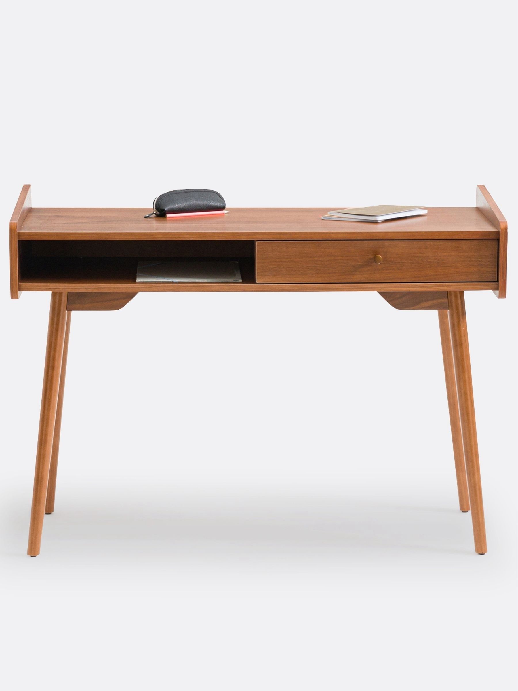 La Redoute Intérieurs Walnut Ronda Vintage-Style Desk - Image 6 of 6