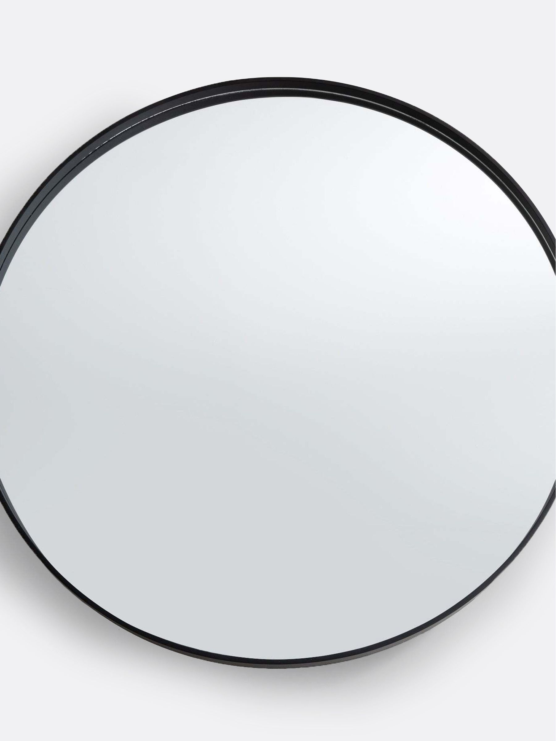 La Redoute Intérieurs Black Alaria 100cm Diameter Mirror - Image 1 of 3 La Redoute Intérieurs Black Alaria 100cm Diameter Mirror - Image 1 of 3