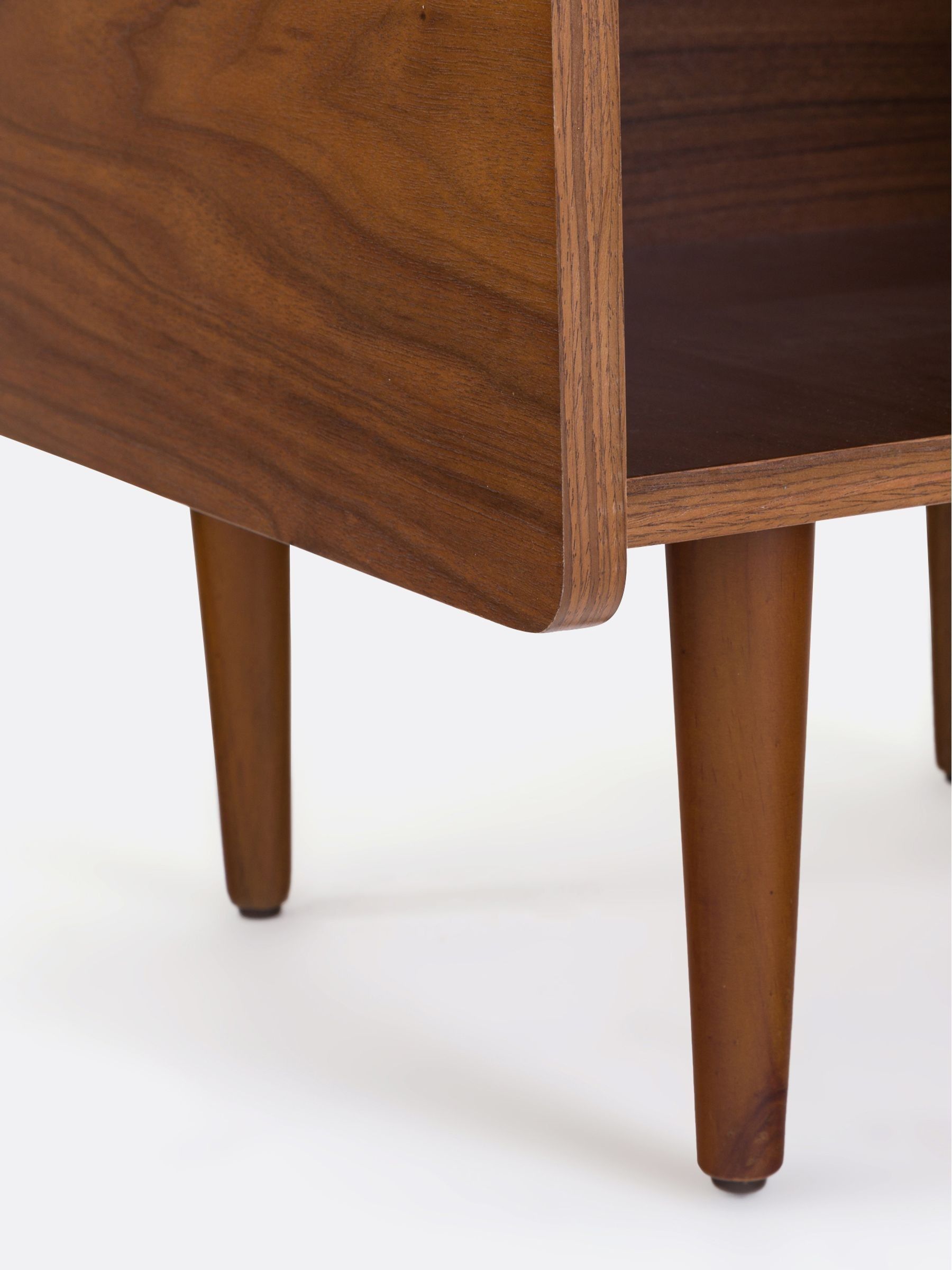 La Redoute Intérieurs Walnut Ronda L51cm Vintage Style Vinyl Cabinet - Image 5 of 6