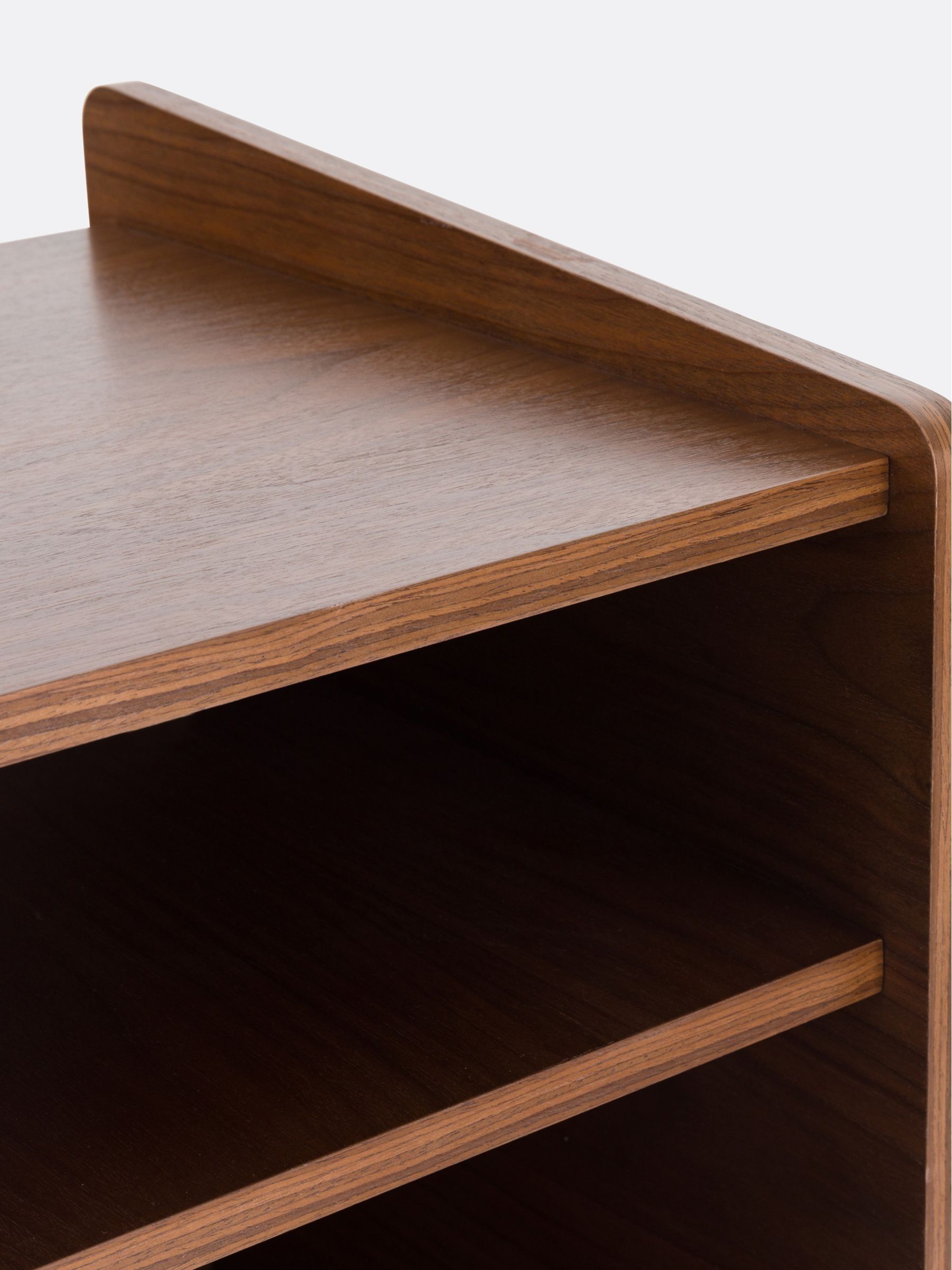 La Redoute Intérieurs Walnut Ronda L51cm Vintage Style Vinyl Cabinet - Image 6 of 6 La Redoute Intérieurs Walnut Ronda L51cm Vintage Style Vinyl Cabinet - Image 6 of 6