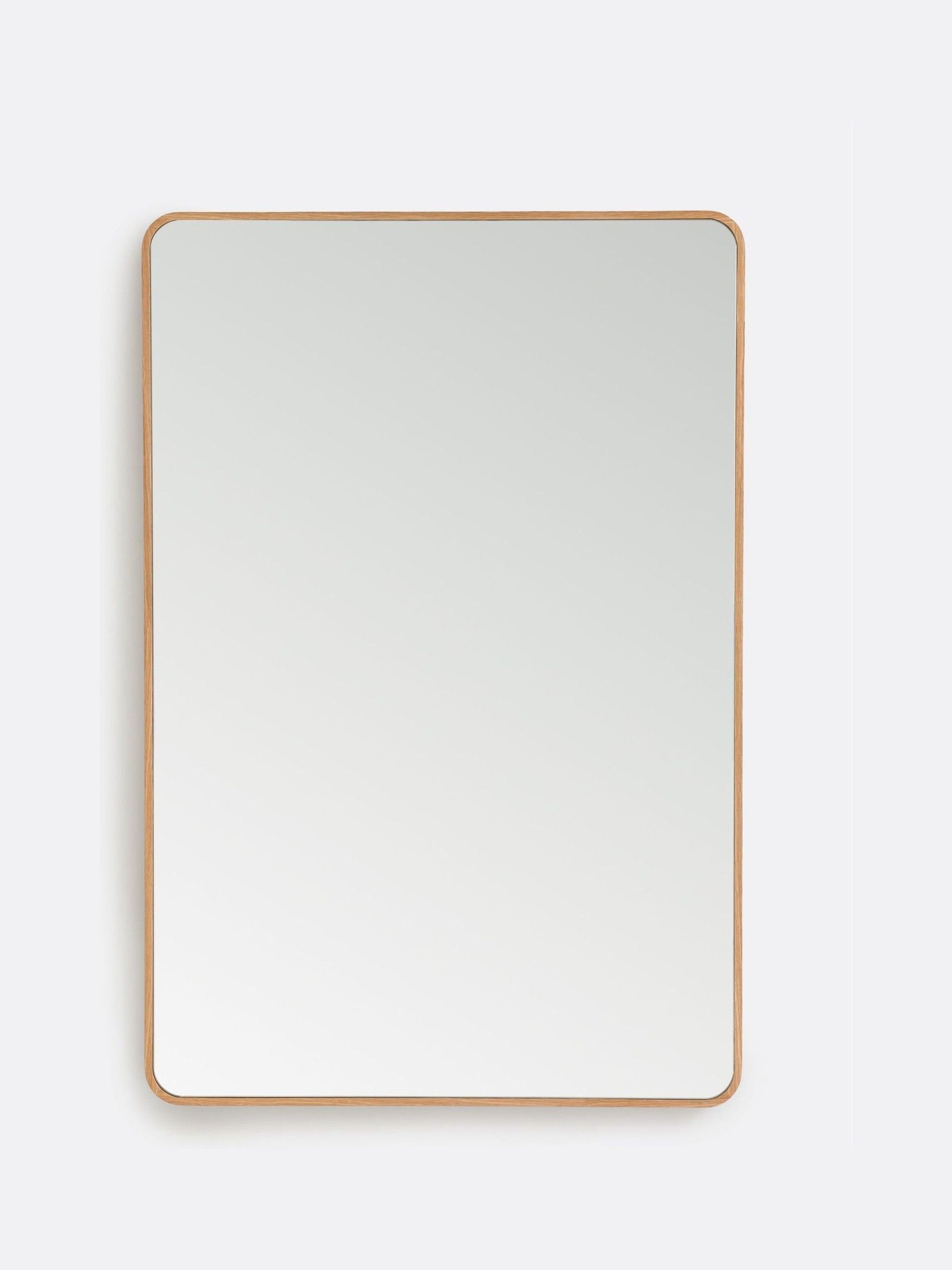 La Redoute Intérieurs Natural Iodus 80x120cm Rectangular Oak Mirror - Image 1 of 3