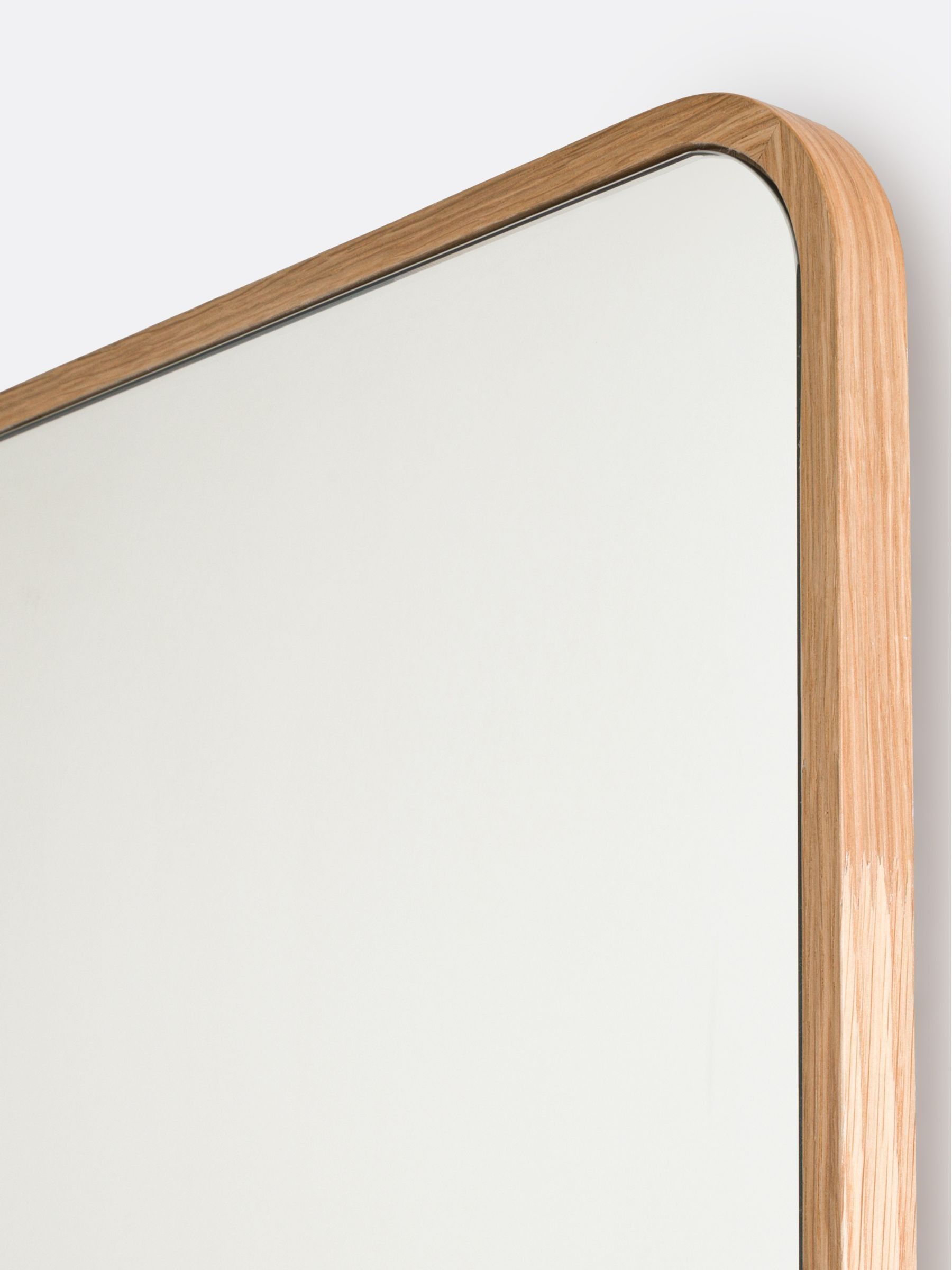 La Redoute Intérieurs Natural Iodus 80x120cm Rectangular Oak Mirror - Image 2 of 3