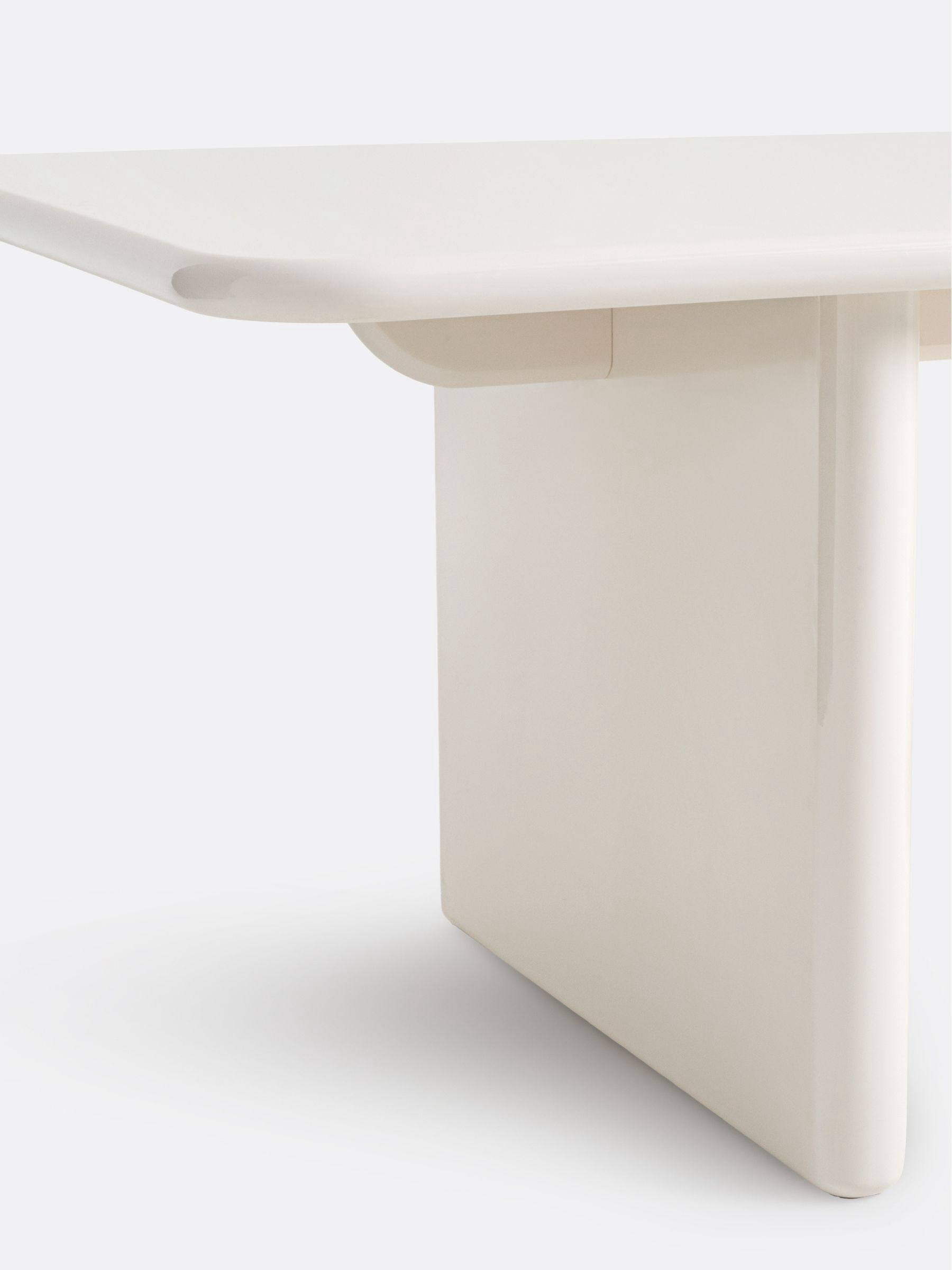 La Redoute Intérieurs Greige Marvela 8 Seater Dining Table - Image 5 of 5 La Redoute Intérieurs Greige Marvela 8 Seater Dining Table - Image 5 of 5