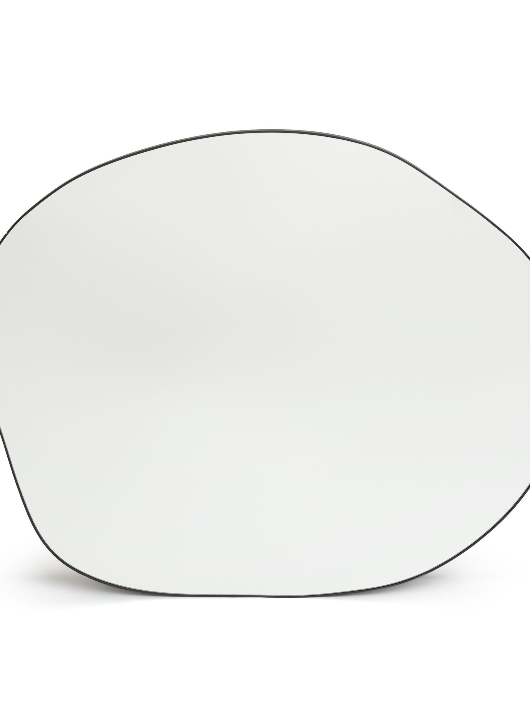 La Redoute Intérieurs Black Ornica 120 x 100cm Shaped Mirror - Image 1 of 3