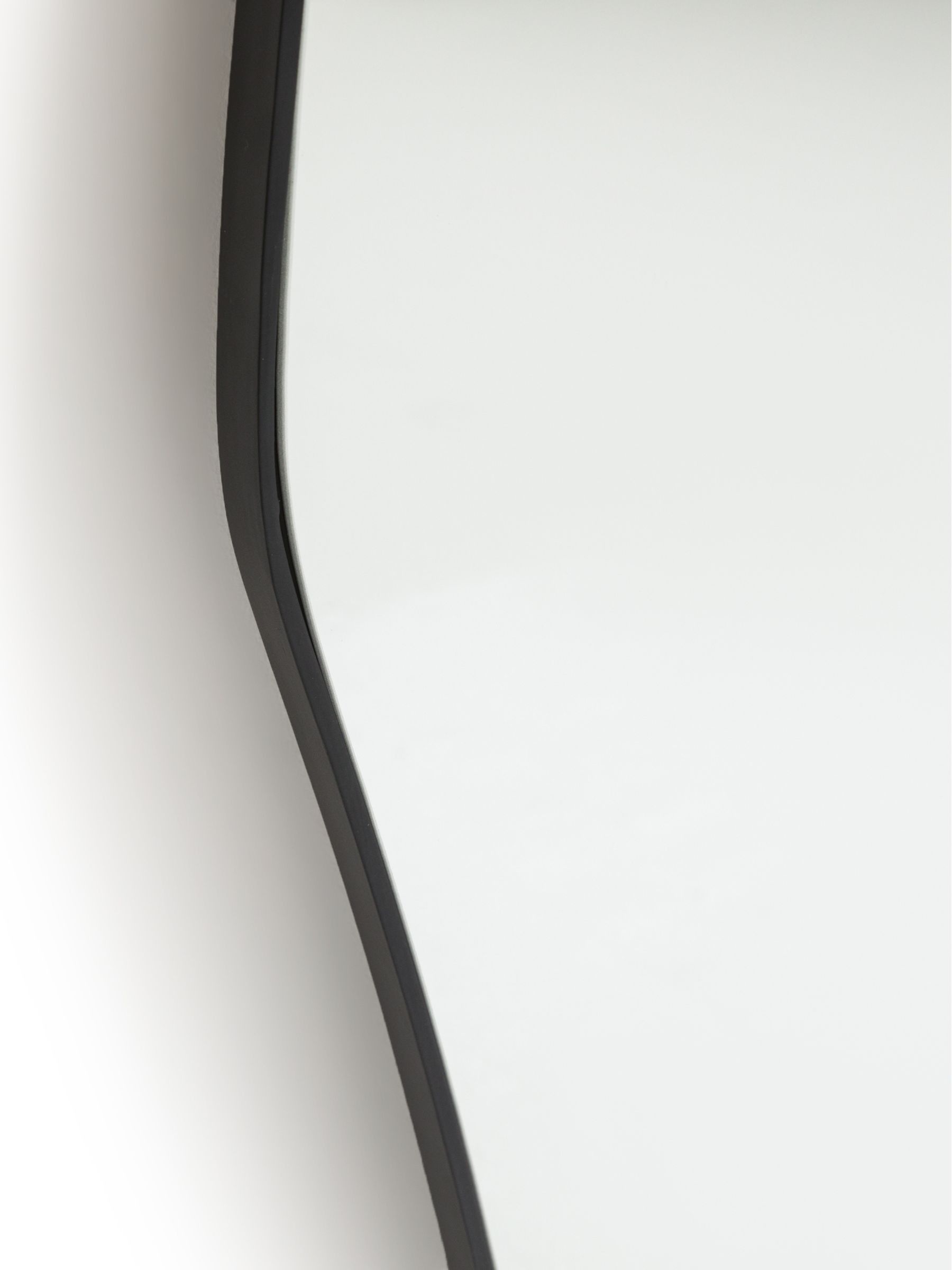 La Redoute Intérieurs Black Ornica 120 x 100cm Shaped Mirror - Image 2 of 3