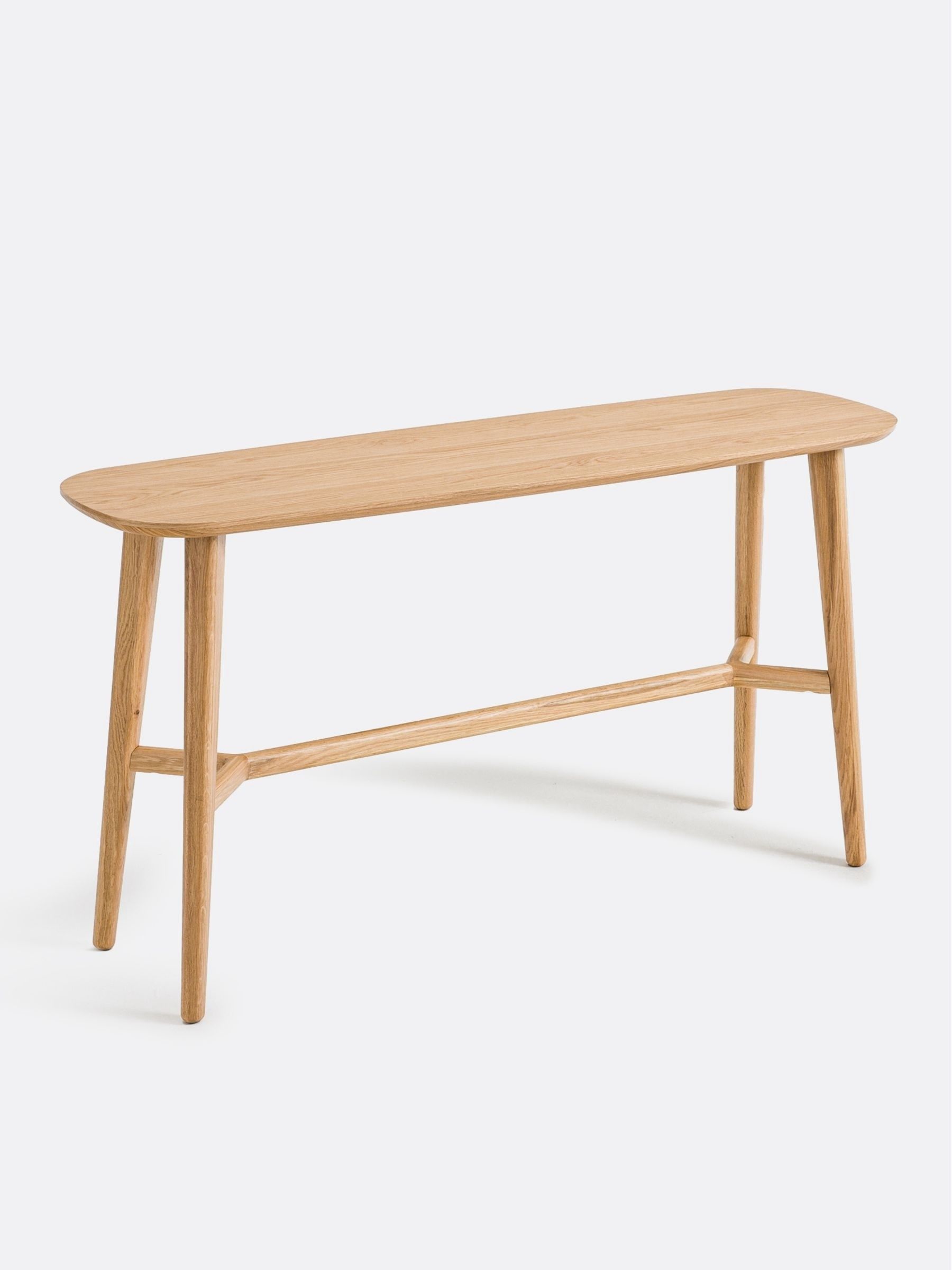 La Redoute Intérieurs Oak Yvan Oak Console Table - Image 1 of 6