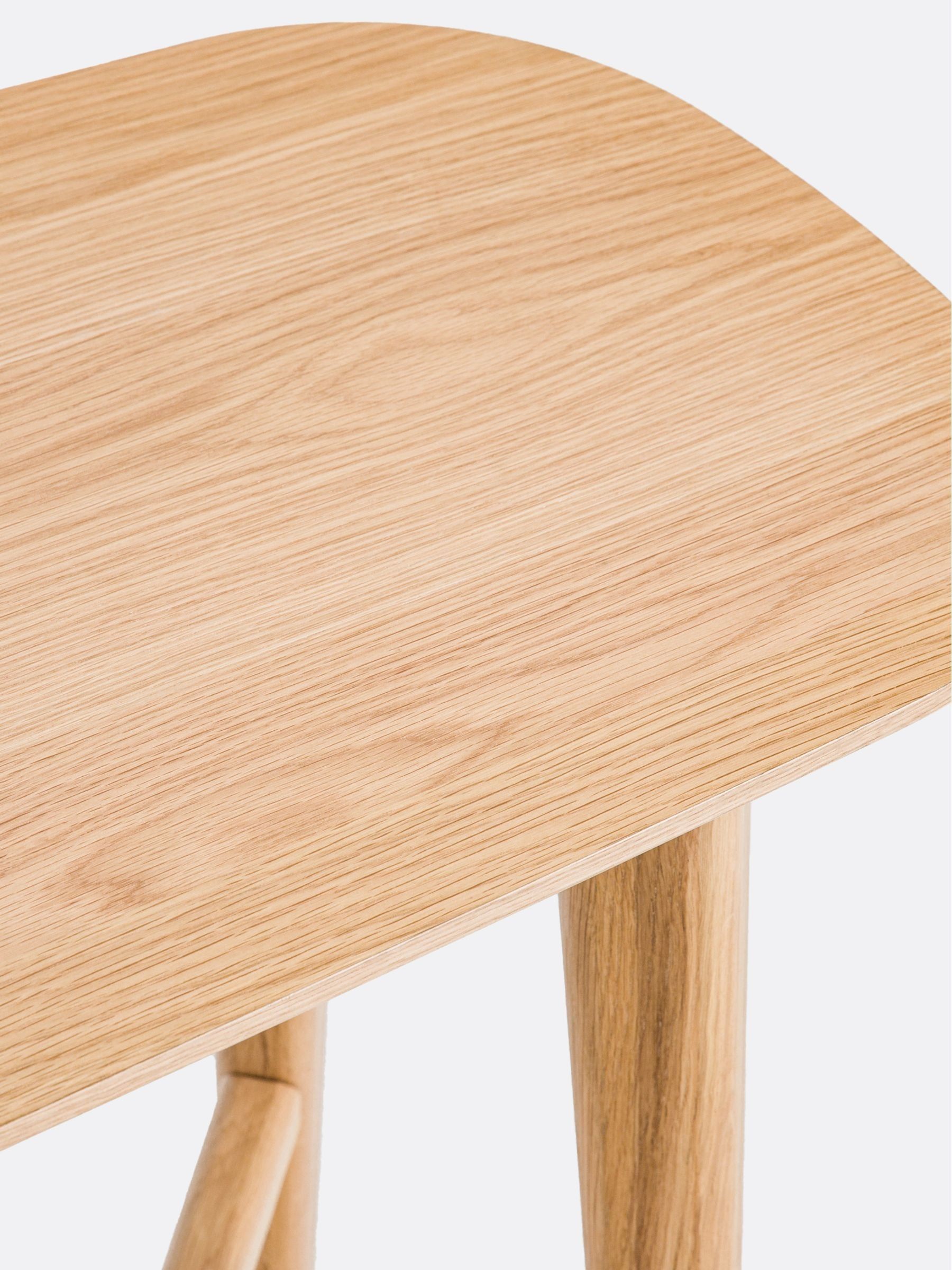 La Redoute Intérieurs Oak Yvan Oak Console Table - Image 3 of 6