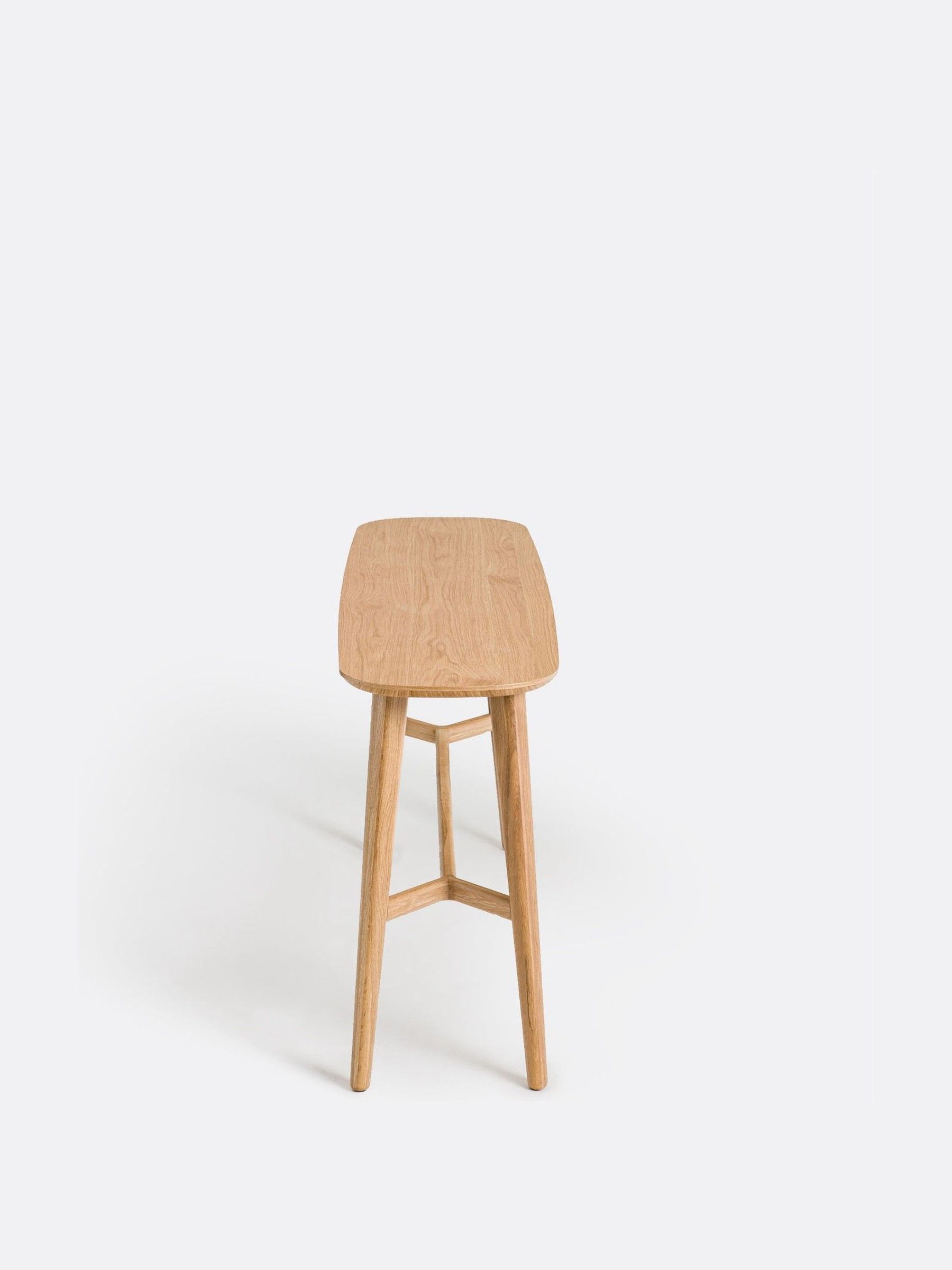 La Redoute Intérieurs Oak Yvan Oak Console Table - Image 4 of 6