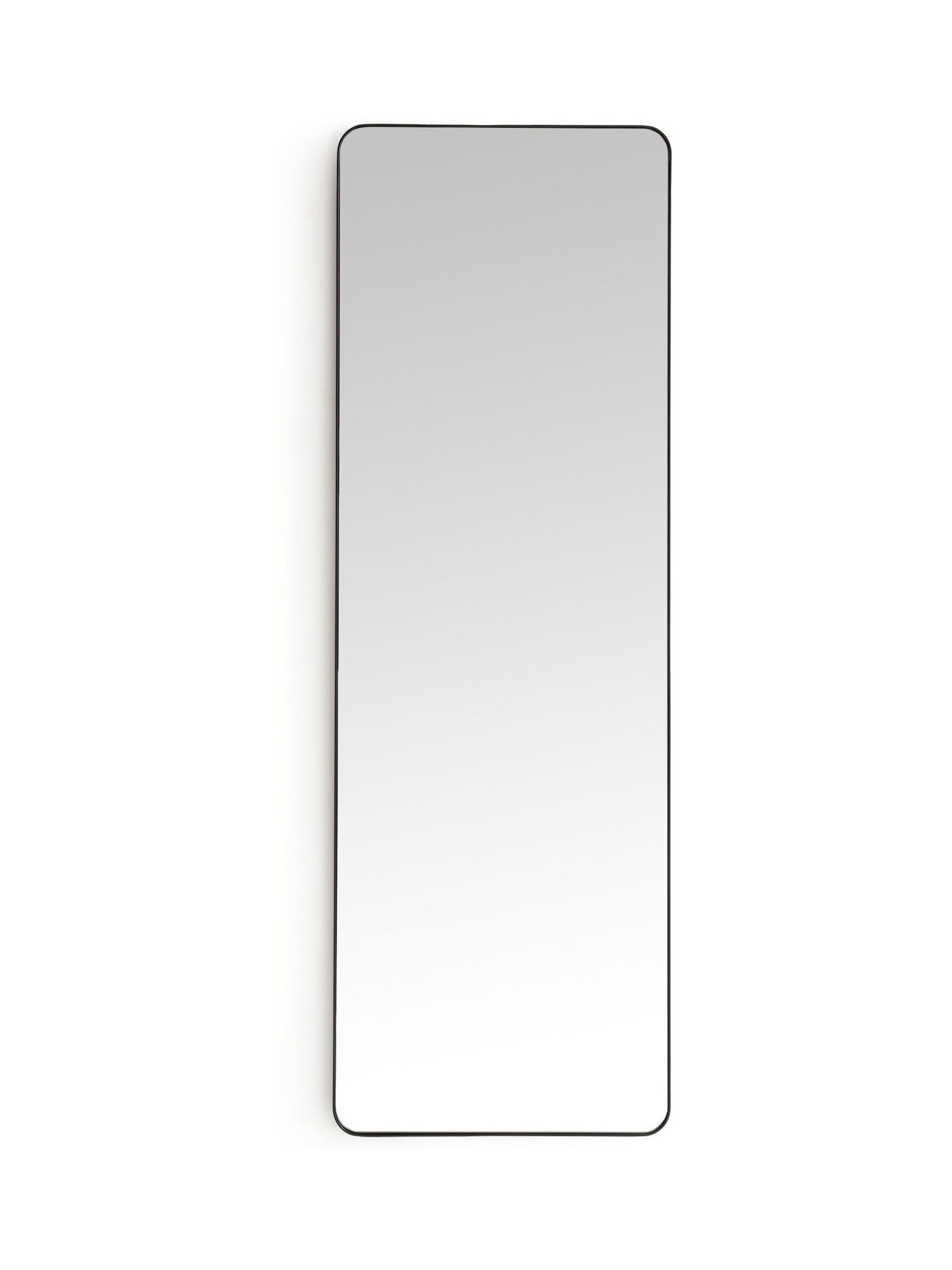 La Redoute Intérieurs Black Iodus 50 X 150cm Rectangular Metal Mirror - Image 1 of 3