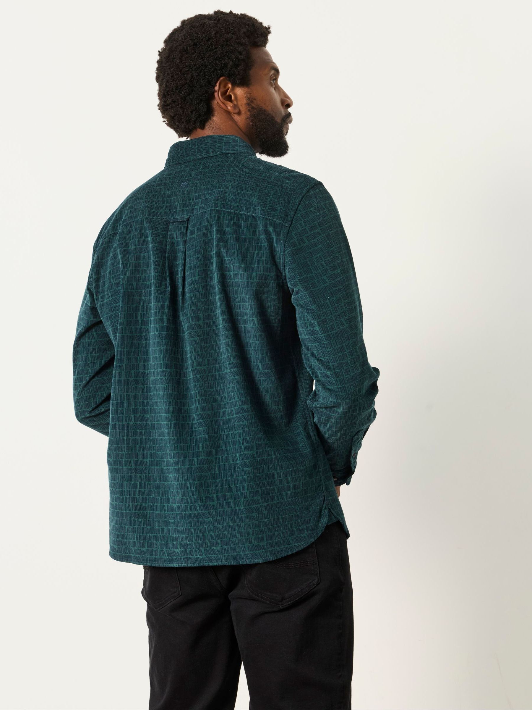 Teal Long Sleeve Cord Shirt - Image 2 of 6