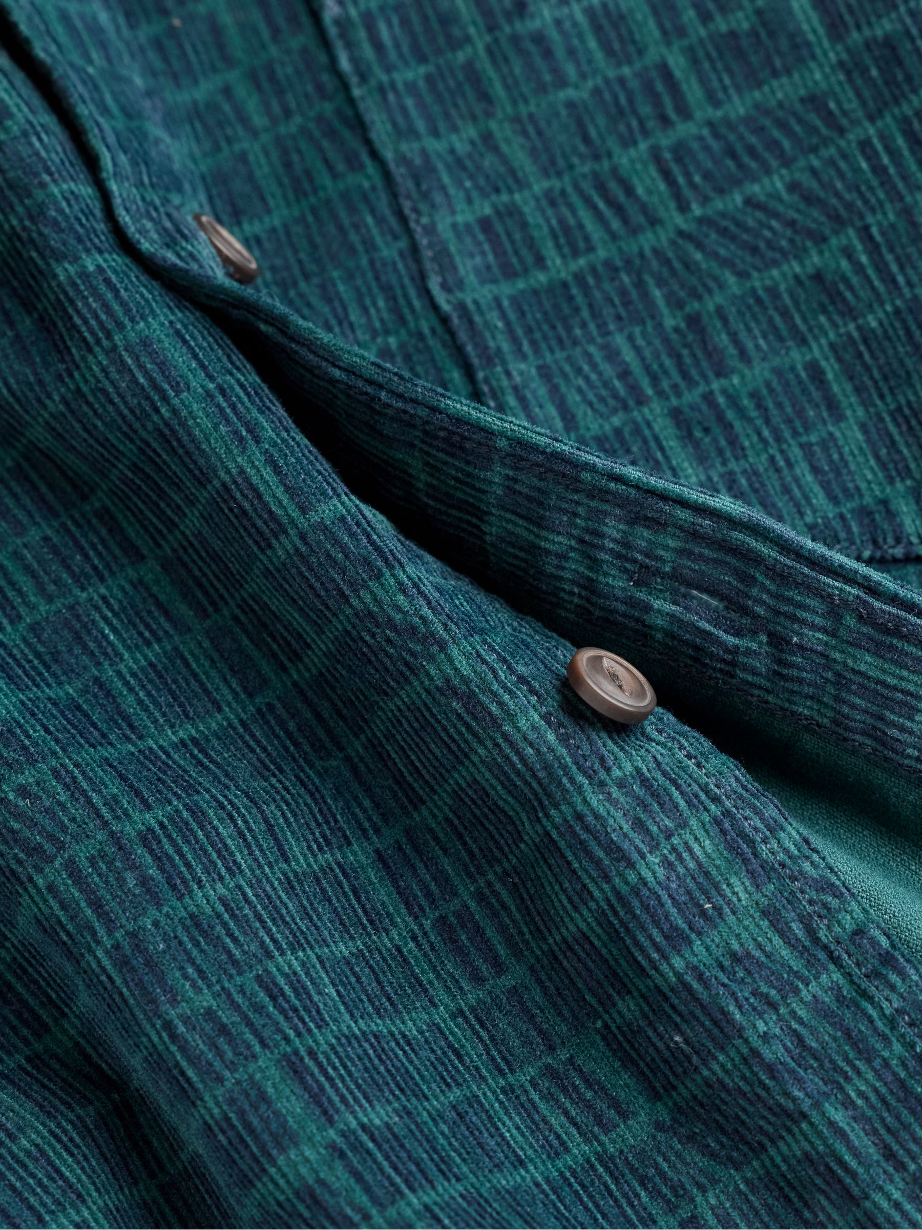 Teal Long Sleeve Cord Shirt - Image 6 of 6