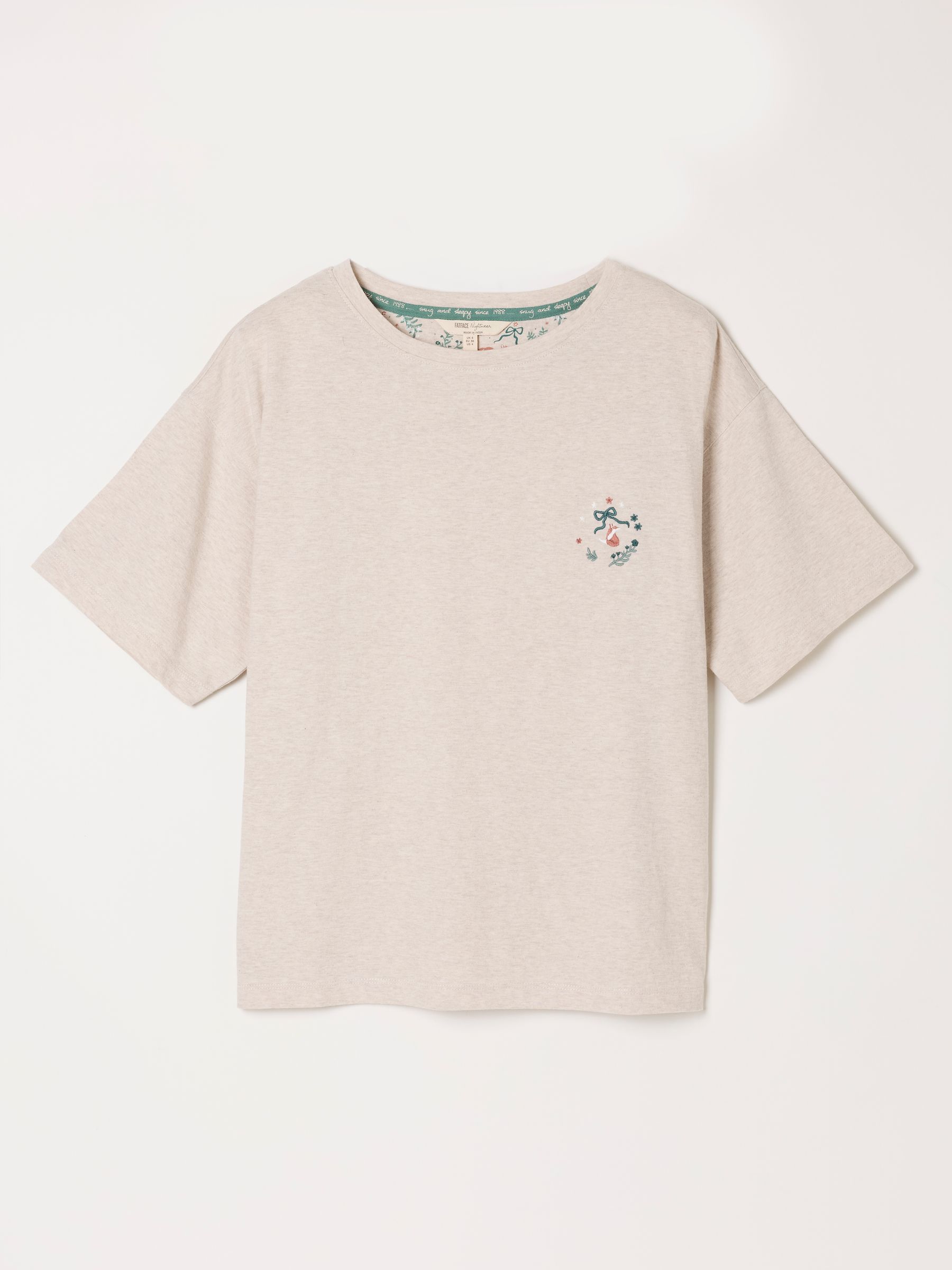 Oatmeal Fox Graphic Graphic Tee - Image 6 of 6