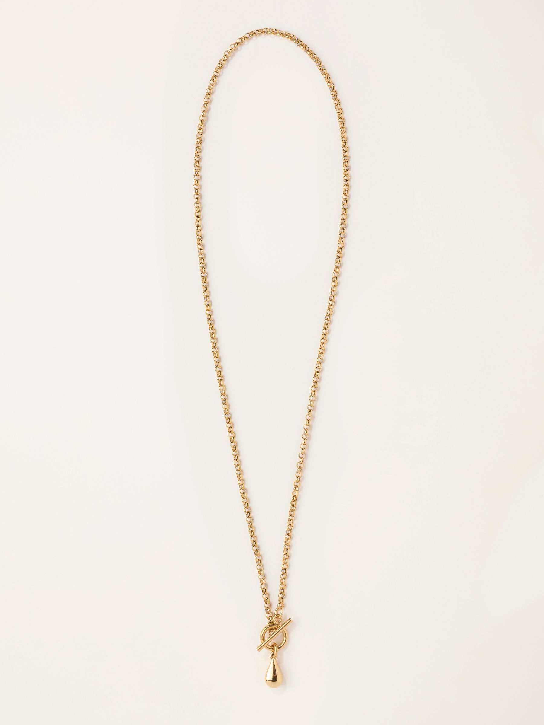 Gold Tone Waterproof Chunky Necklace - Image 1 of 2