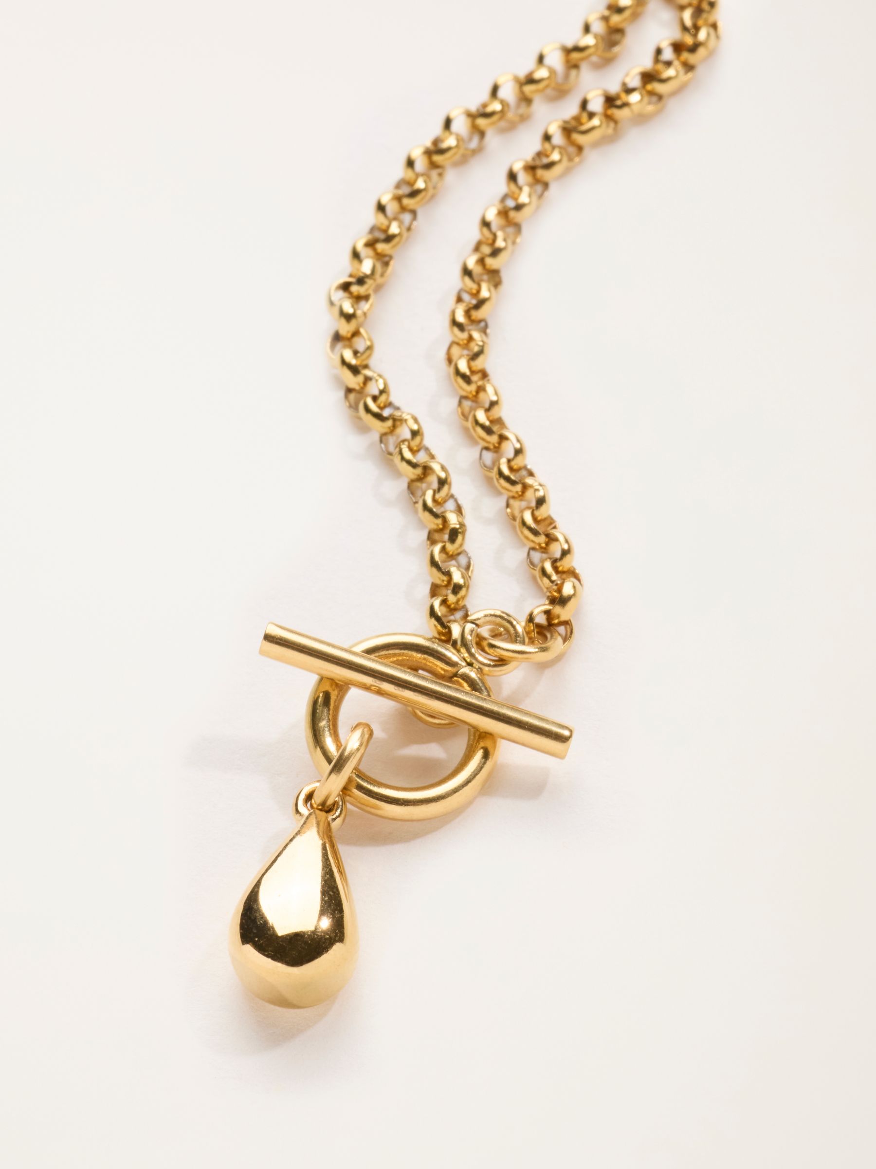 Gold Tone Waterproof Chunky Necklace - Image 2 of 2