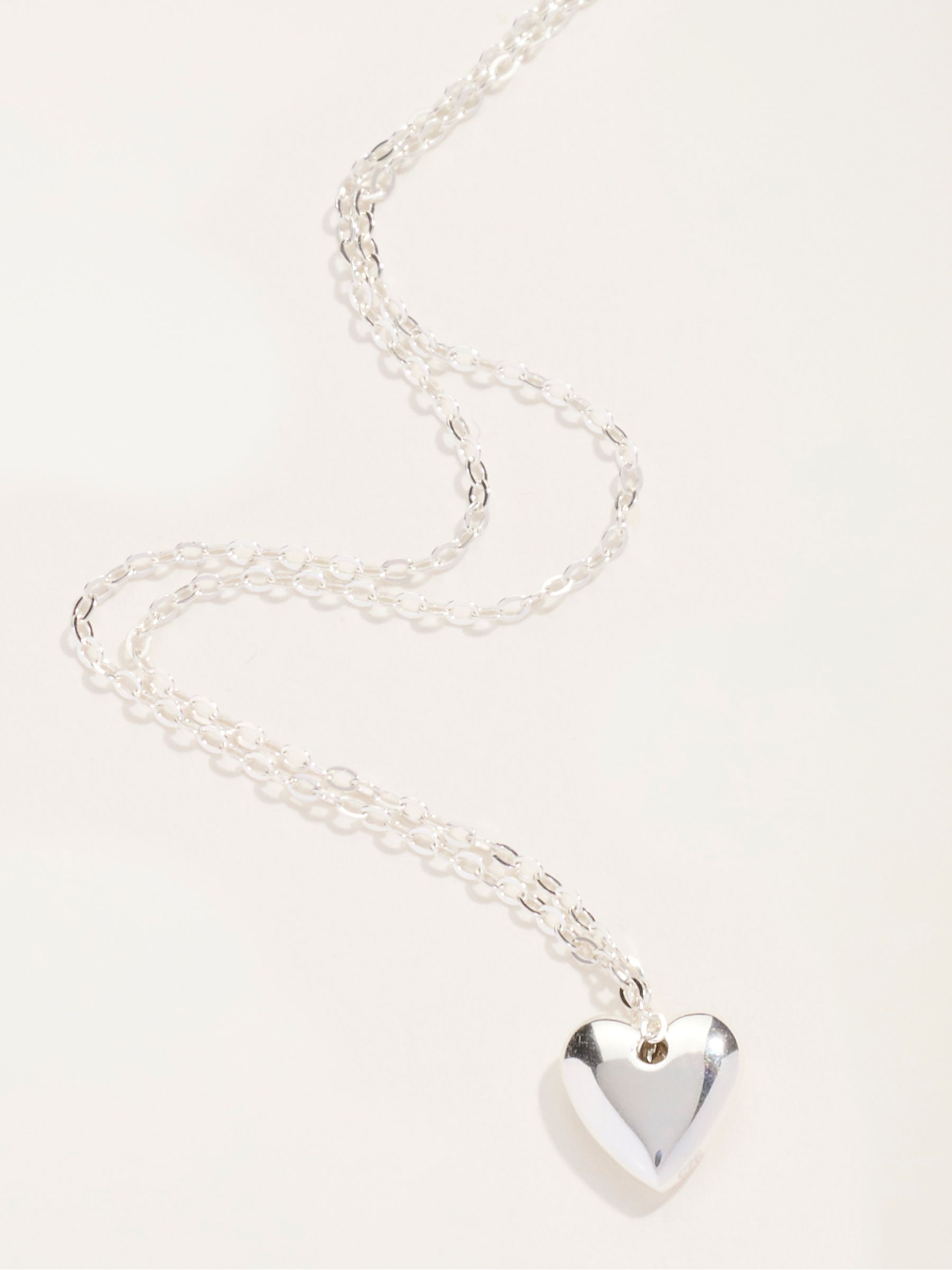 Silver Sterling Silver Heart Necklace - Image 2 of 4