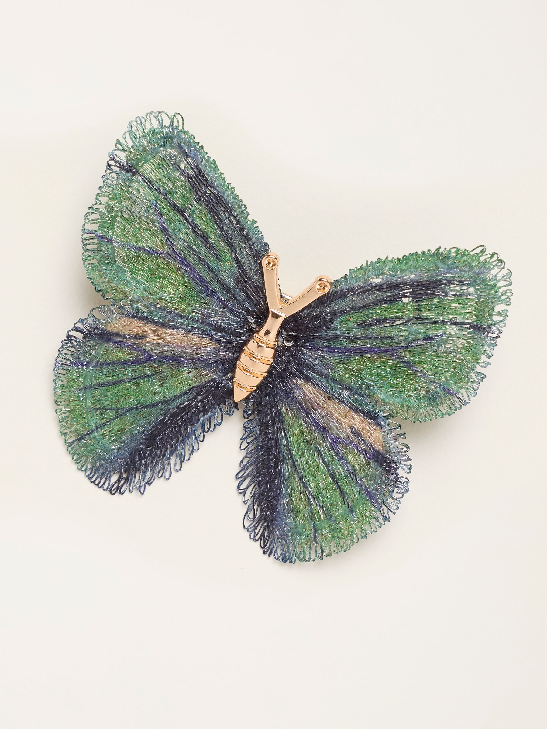 Green Butterfly Brooch - Image 1 of 2
