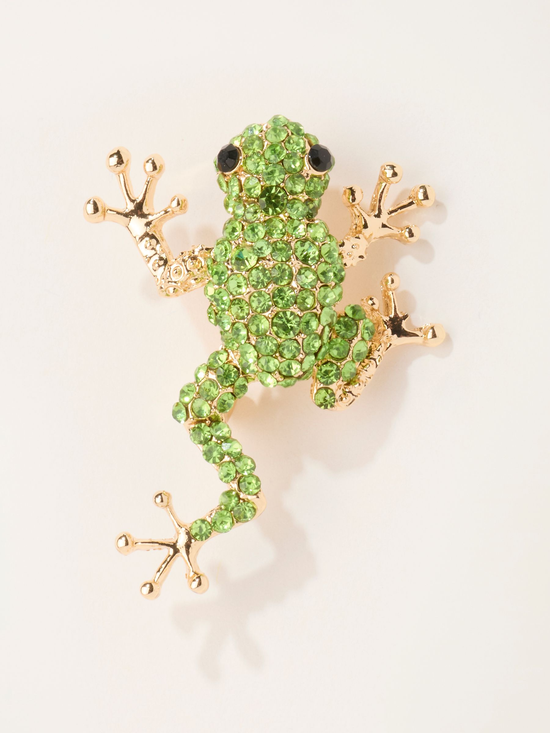 Green Frog Brooch - Image 1 of 2