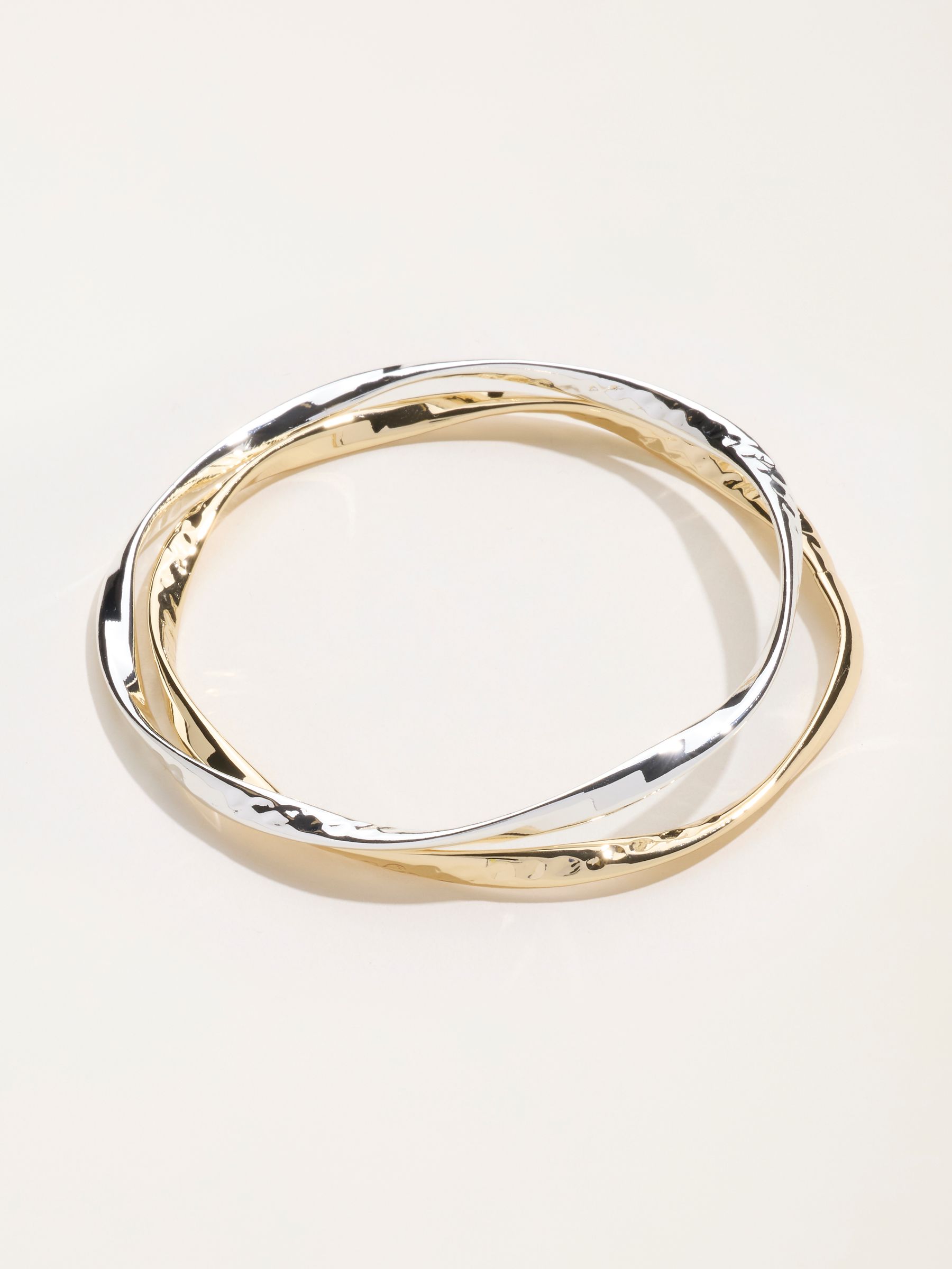 Gold Silver Tone 2 Pack of Bangles - Image 1 of 4 Gold Silver Tone 2 Pack of Bangles - Image 1 of 4