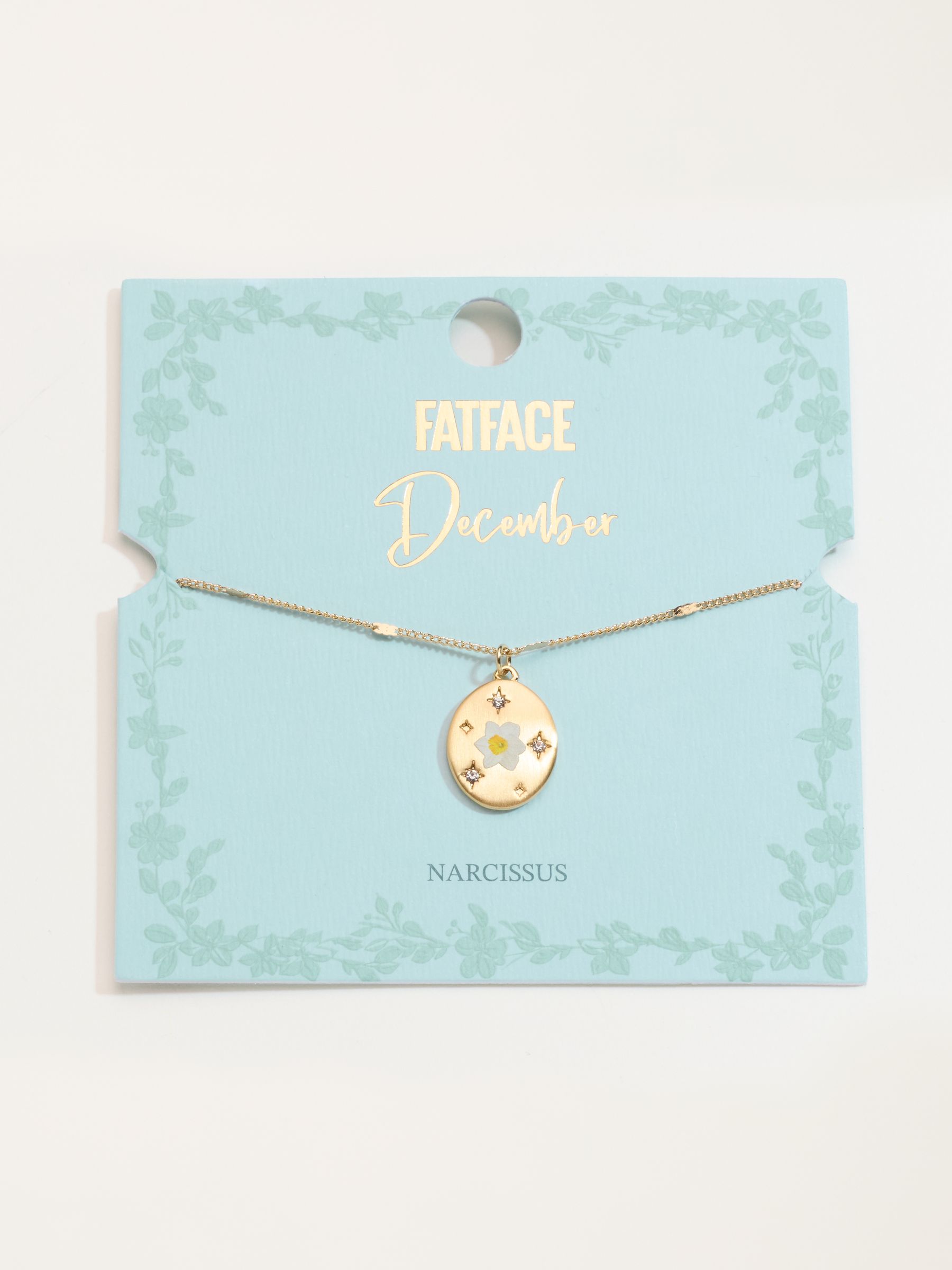 December Birth Flower Necklace - Image 3 of 3 December Birth Flower Necklace - Image 3 of 3