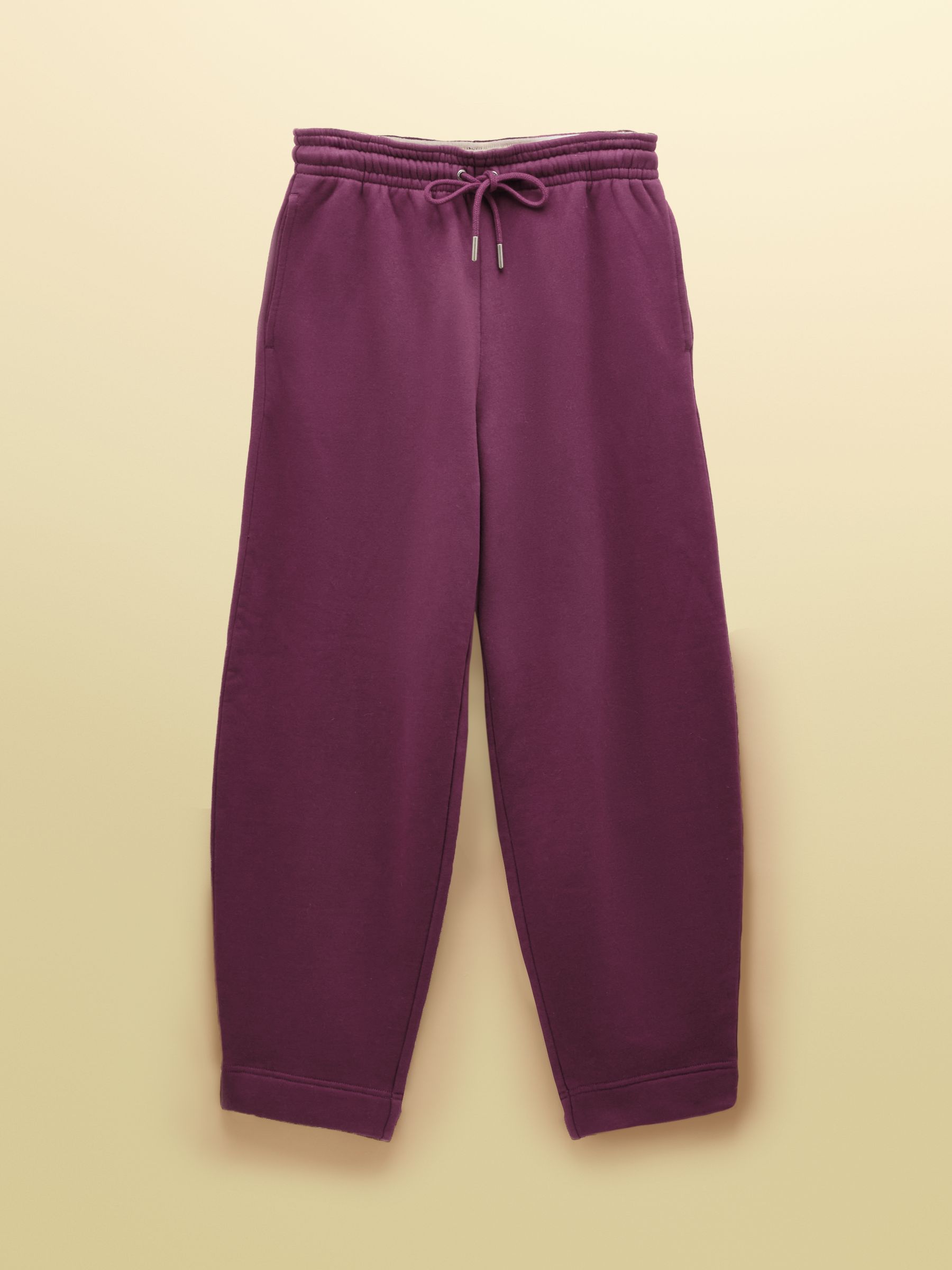 Brushback Burgundy Elasticated Waist Barrel Joggers - Image 9 of 9