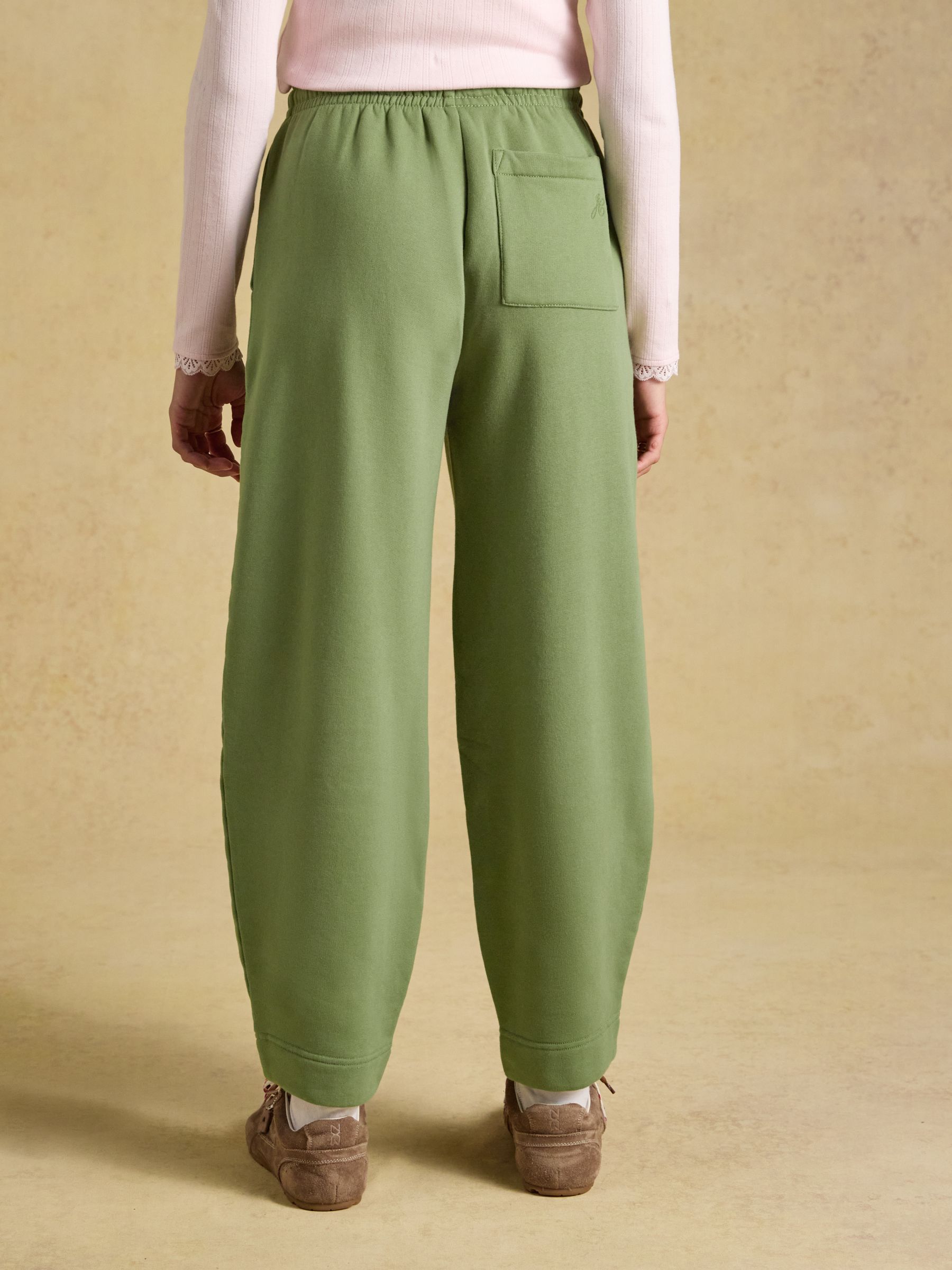 Brushback Green Elasticated Waist Barrel Joggers - Image 2 of 6