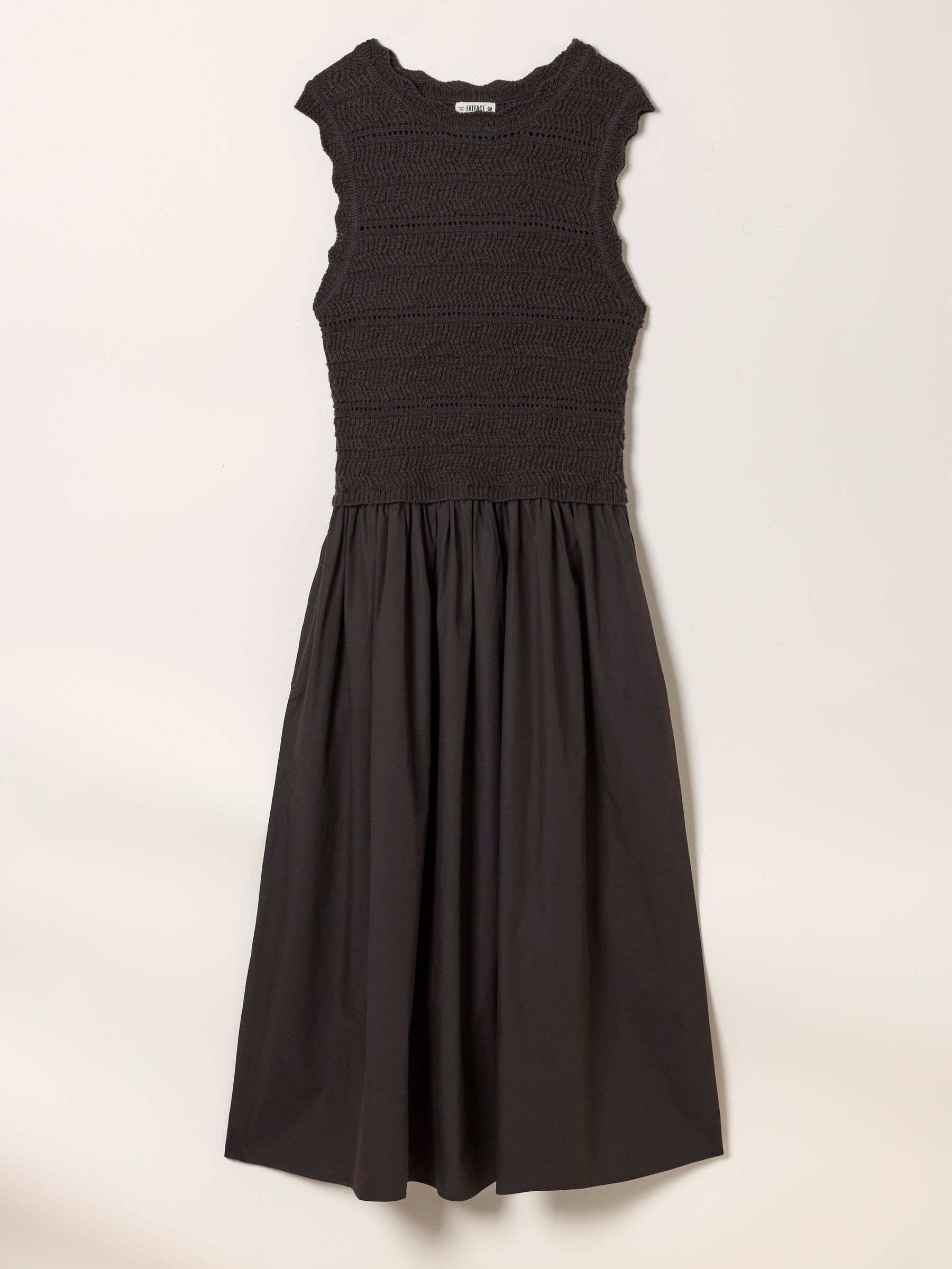 Talia Chocolate Brown Regular 2in1 Midi Dress - Image 5 of 5