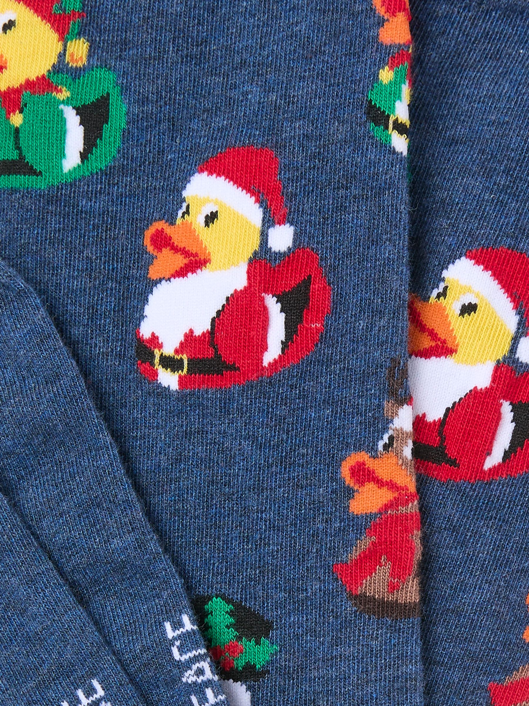 Navy Christmas Rubber Duck Socks - Image 2 of 2